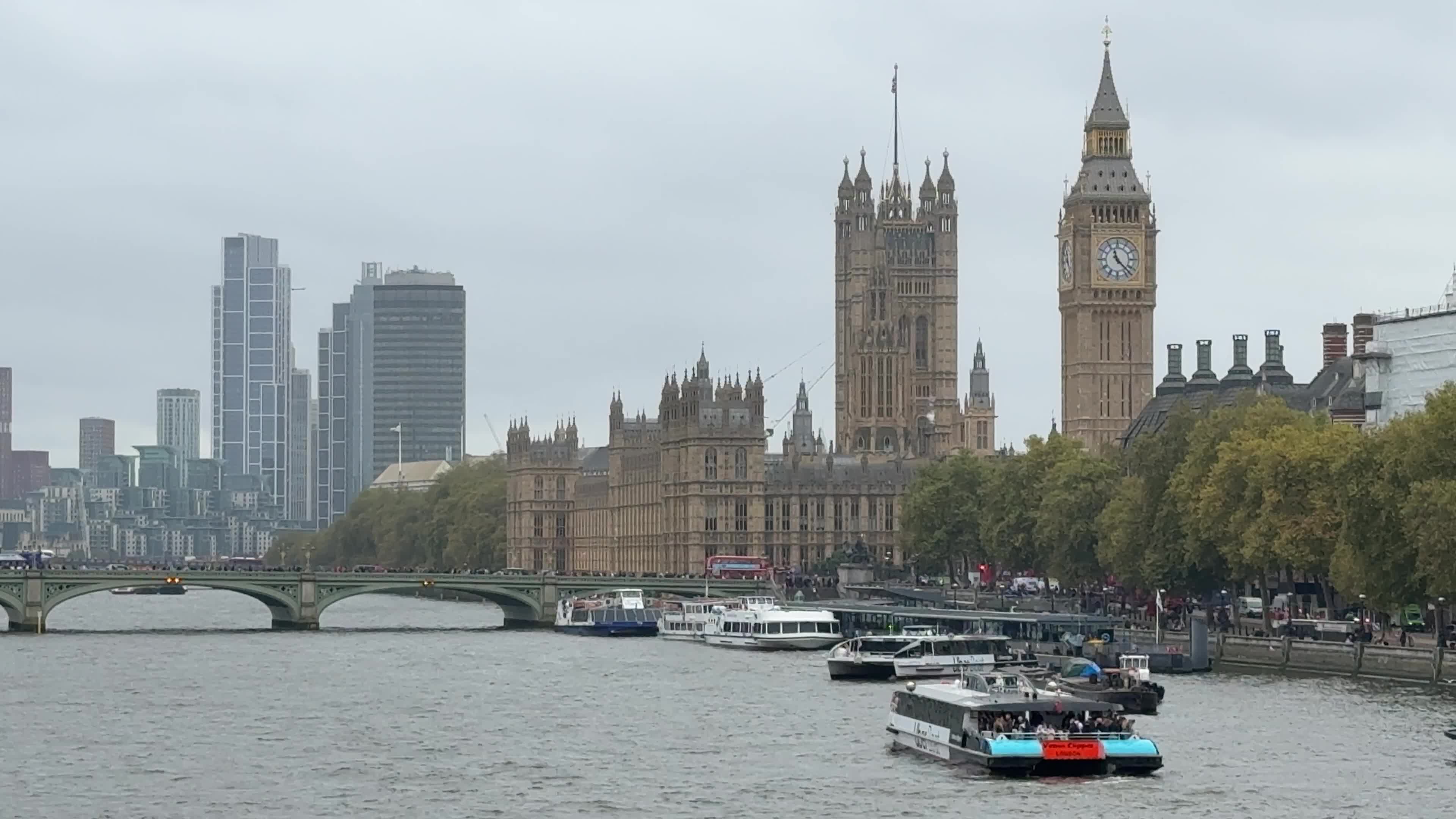 The Houses of Parliament in London