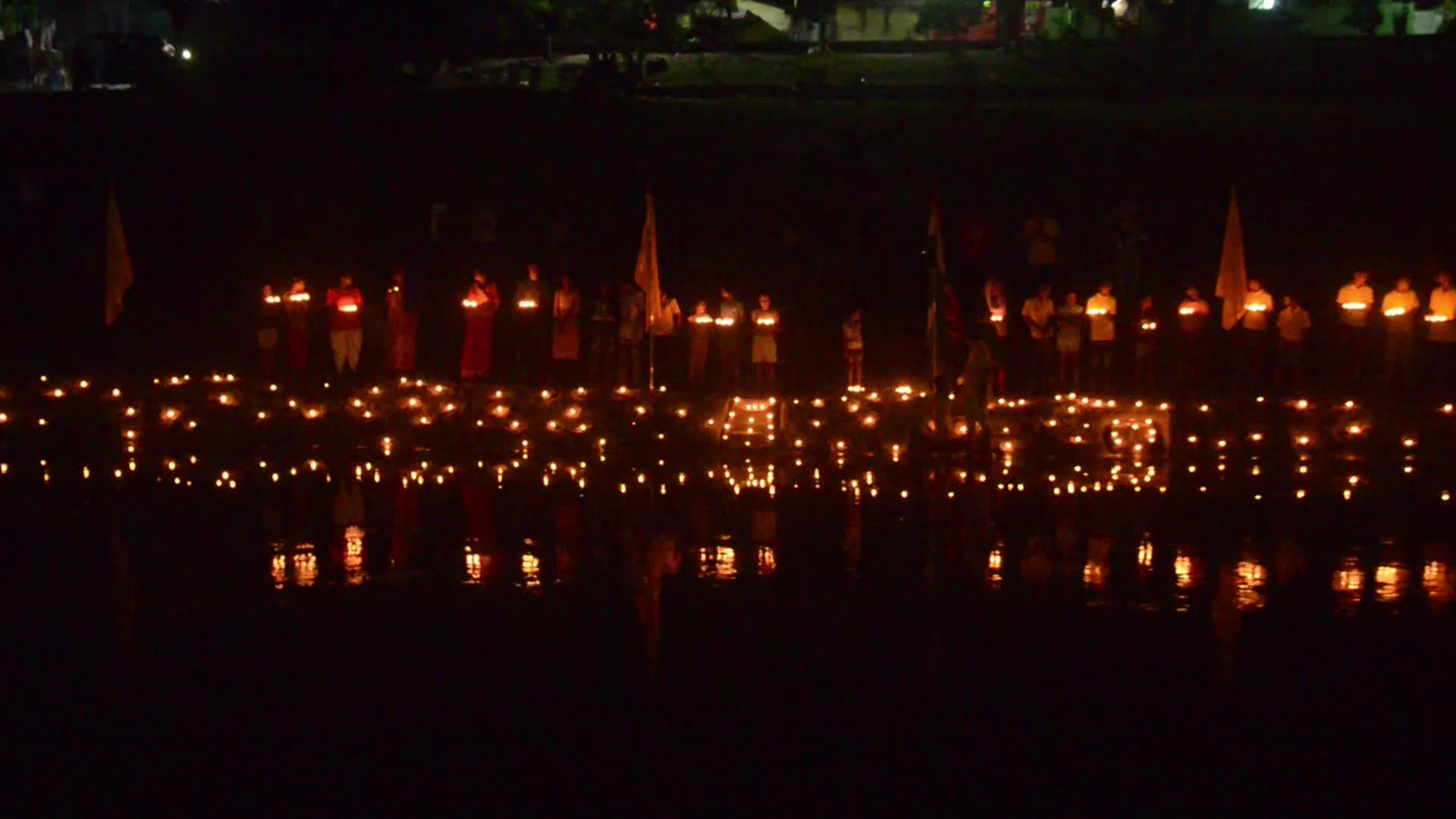 Evening Prayers On the River Bank Of Mahananda