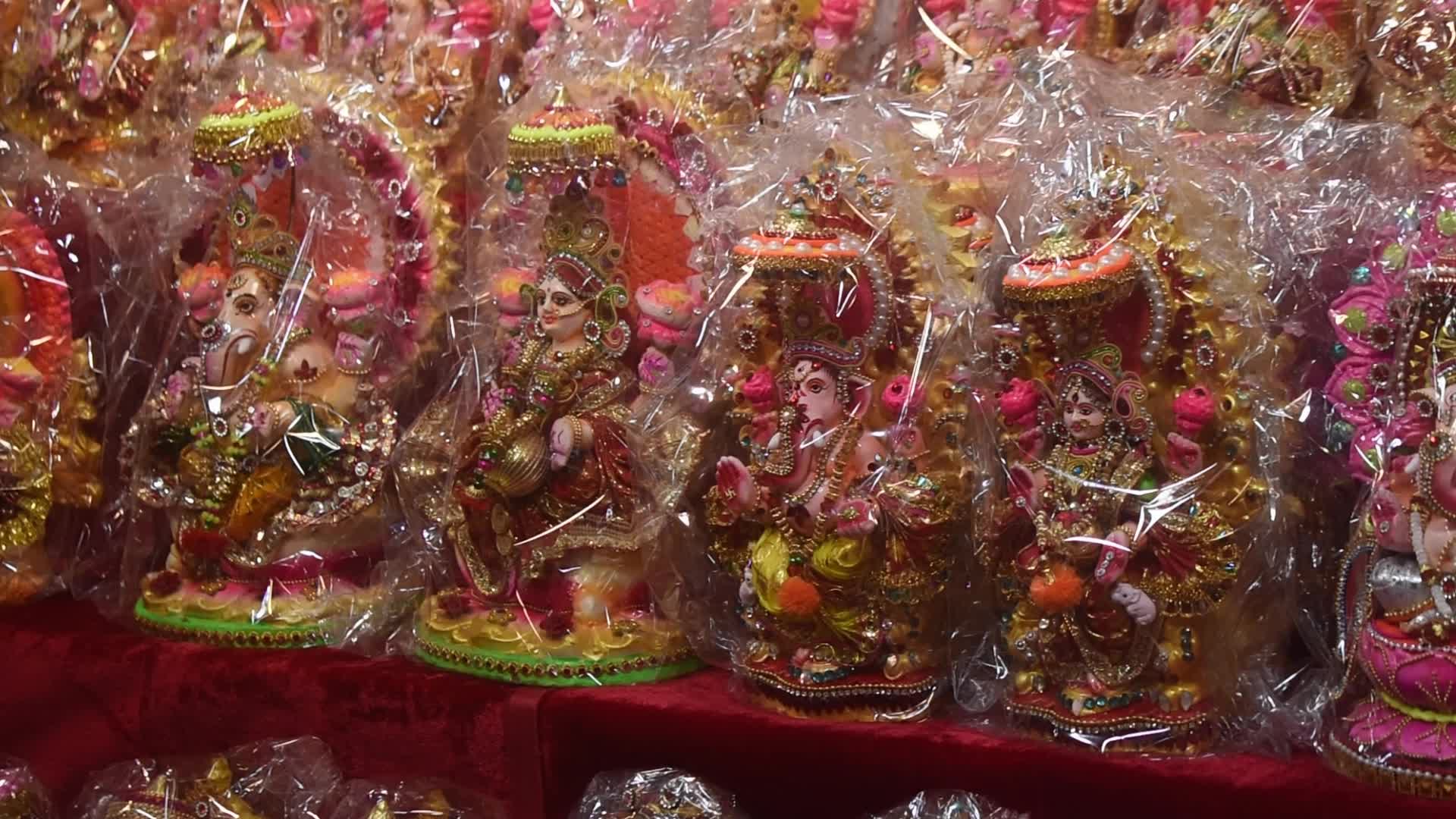 Diwali Market in Kolkata, India