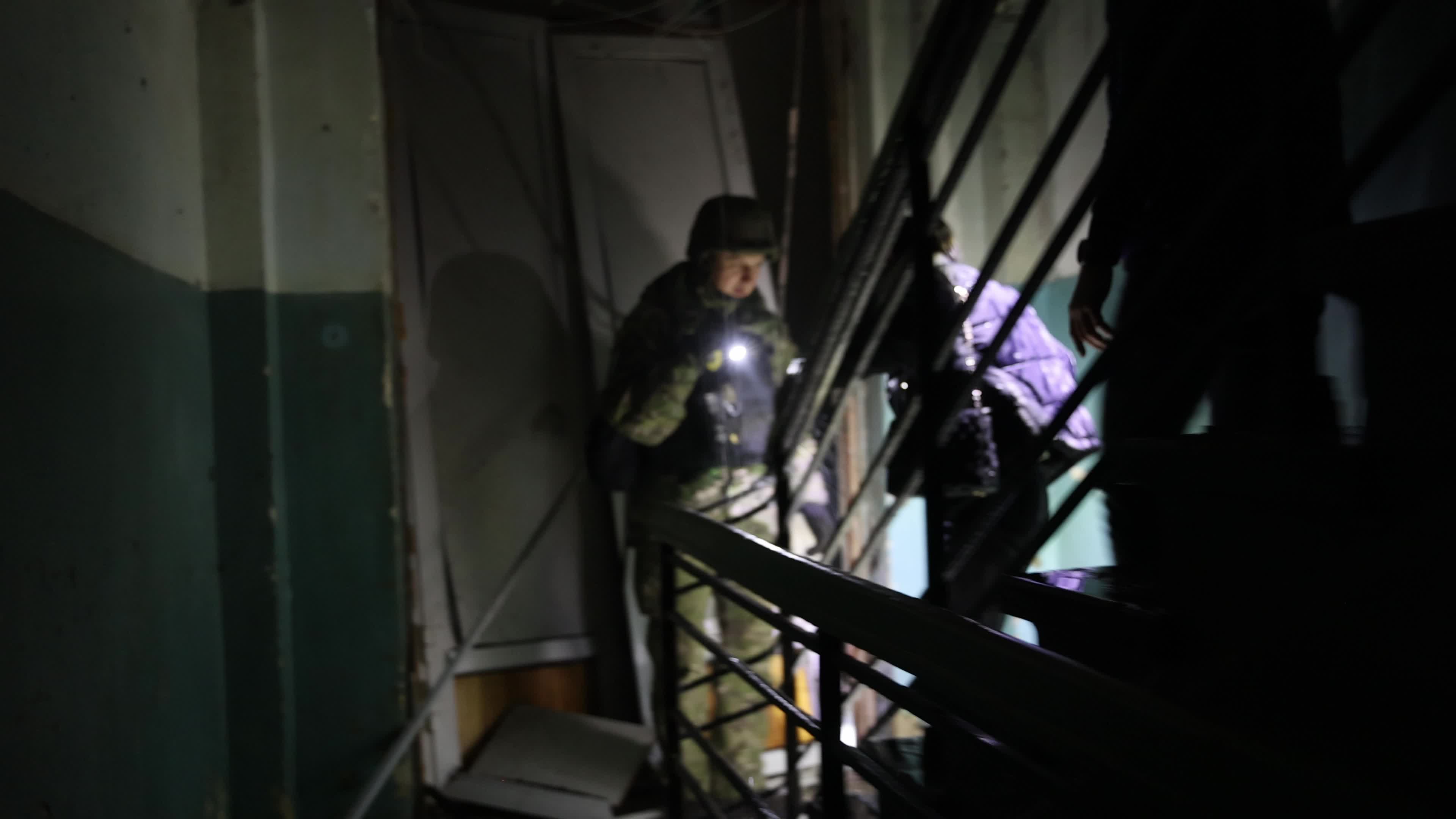 The Russians aimed an aerial bomb at the Derzhprom building in the center of Kharkiv