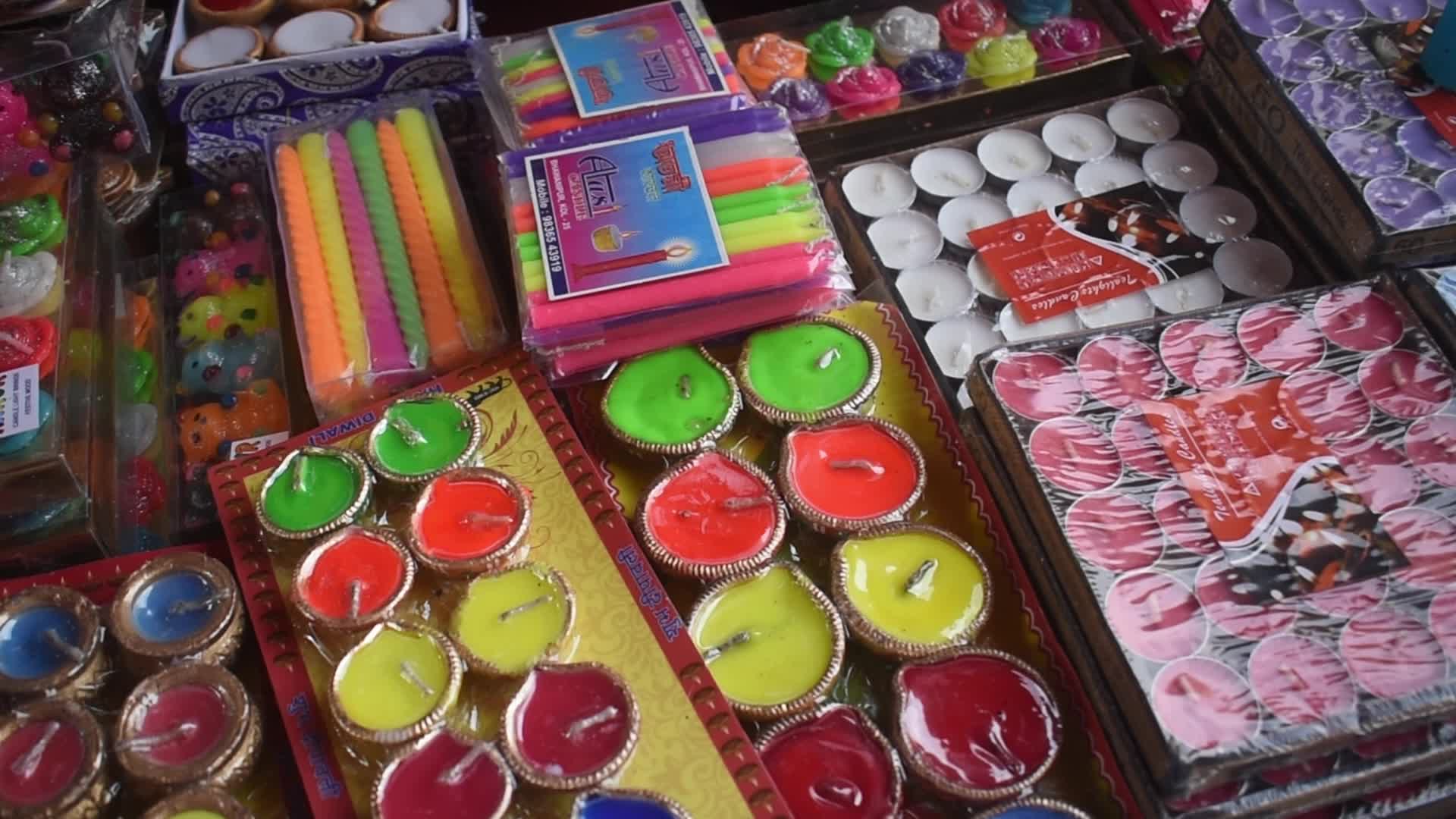 Diwali Market in Kolkata, India