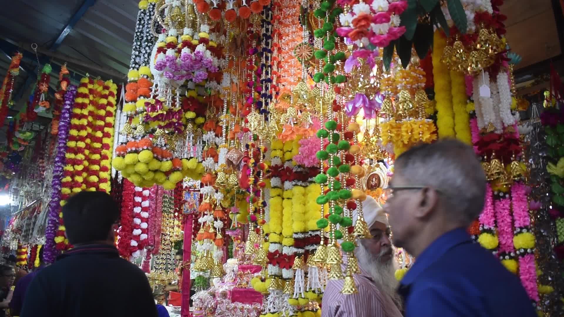 Diwali Market in Kolkata, India