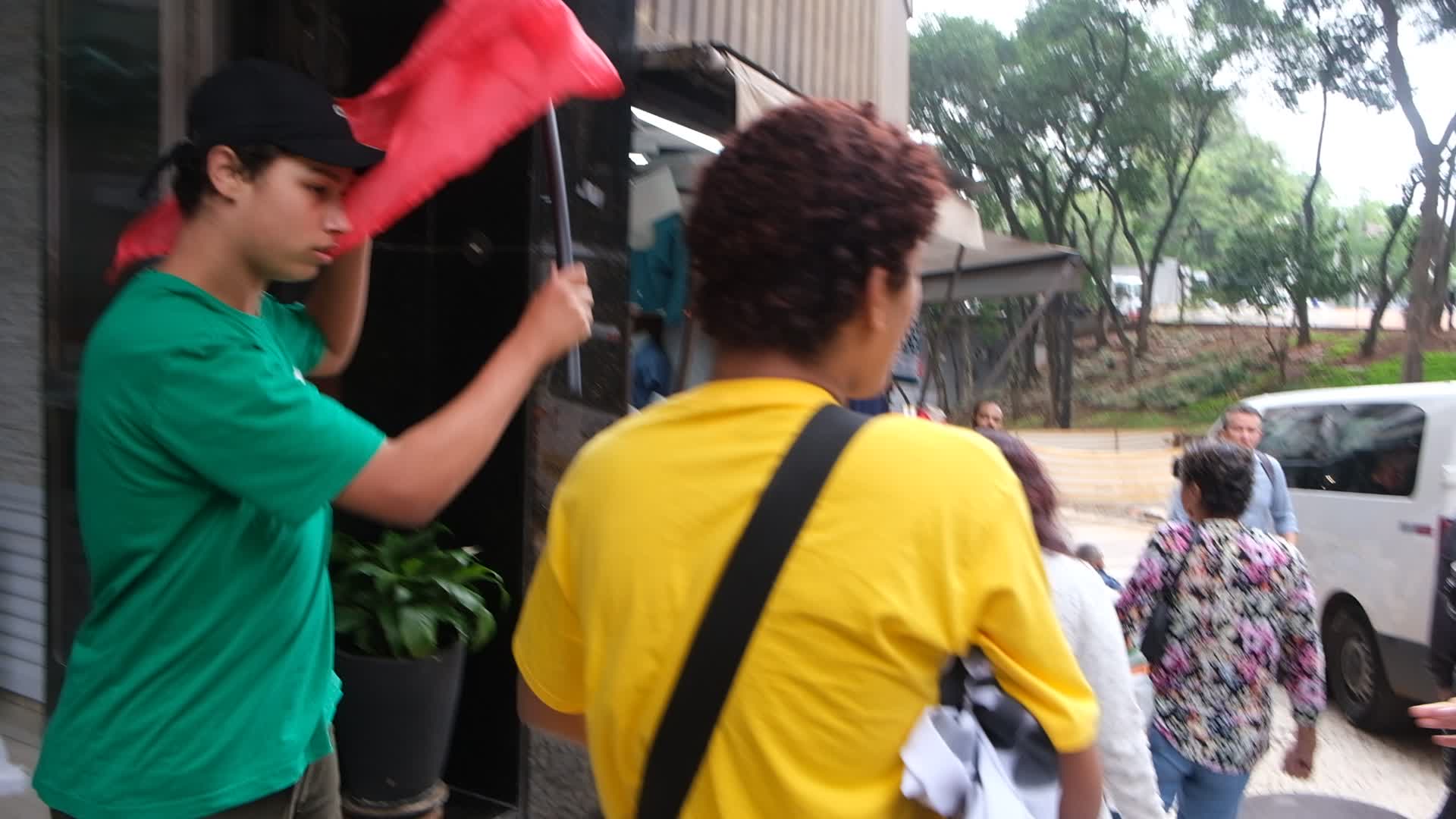 Protesters in São Paulo Against Privatization of Schools