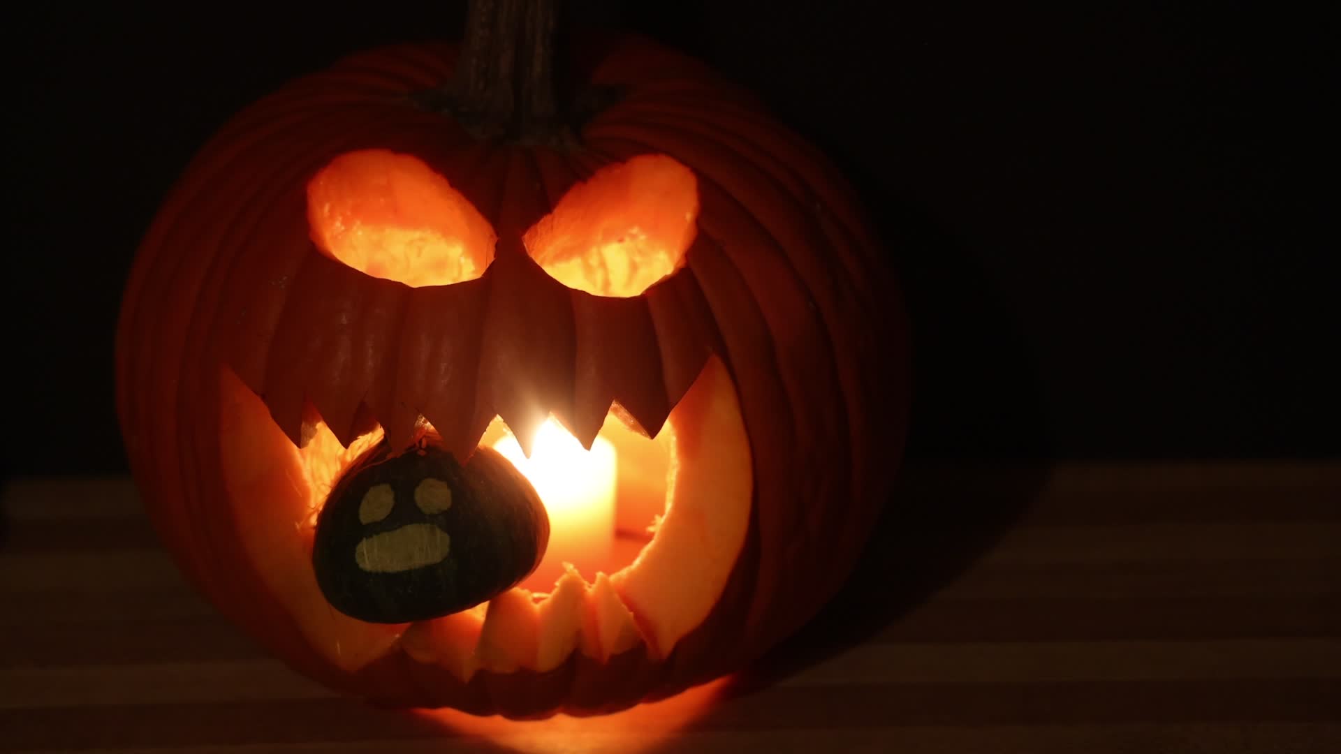 Halloween pumpkin carving in Toronto, Canada