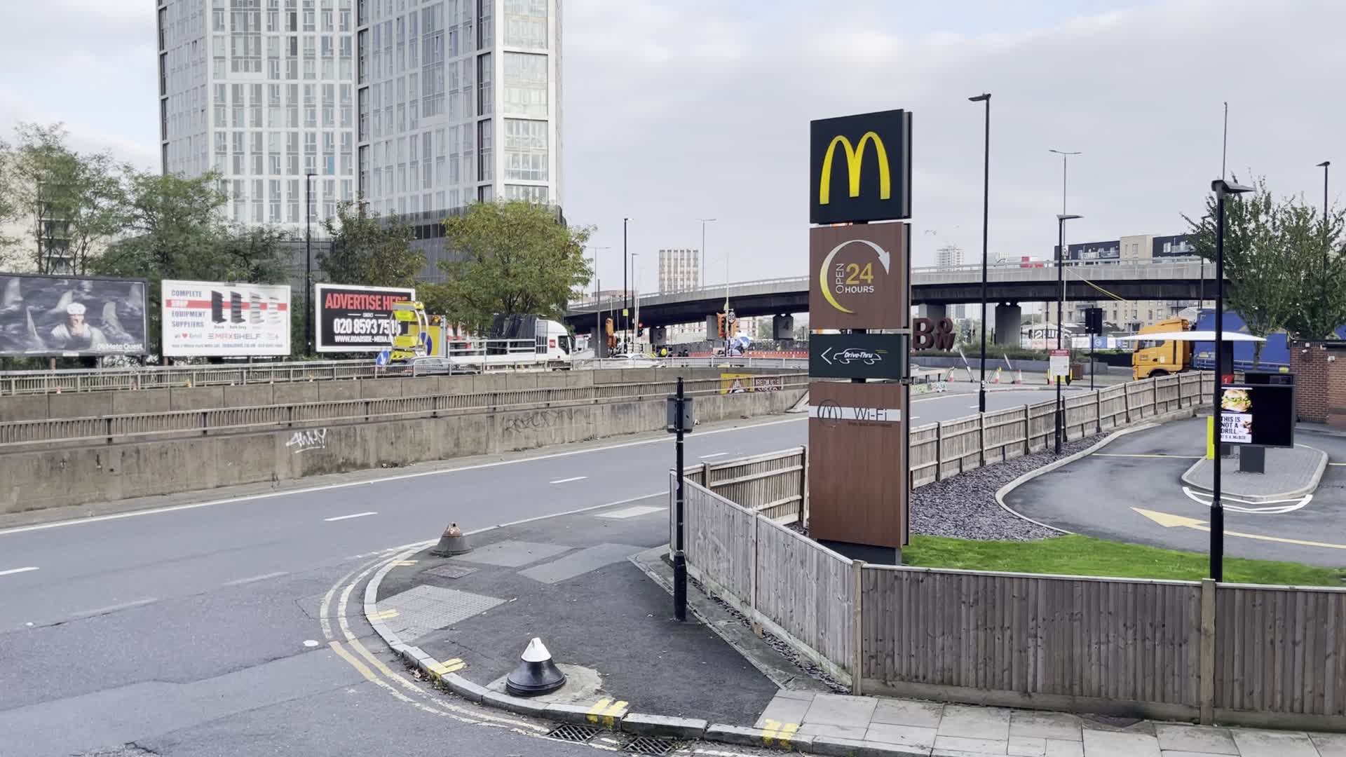 External view of Mcdonal's Outlet