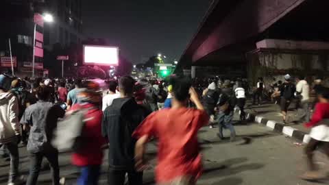 High School Students Protest in Jakarta