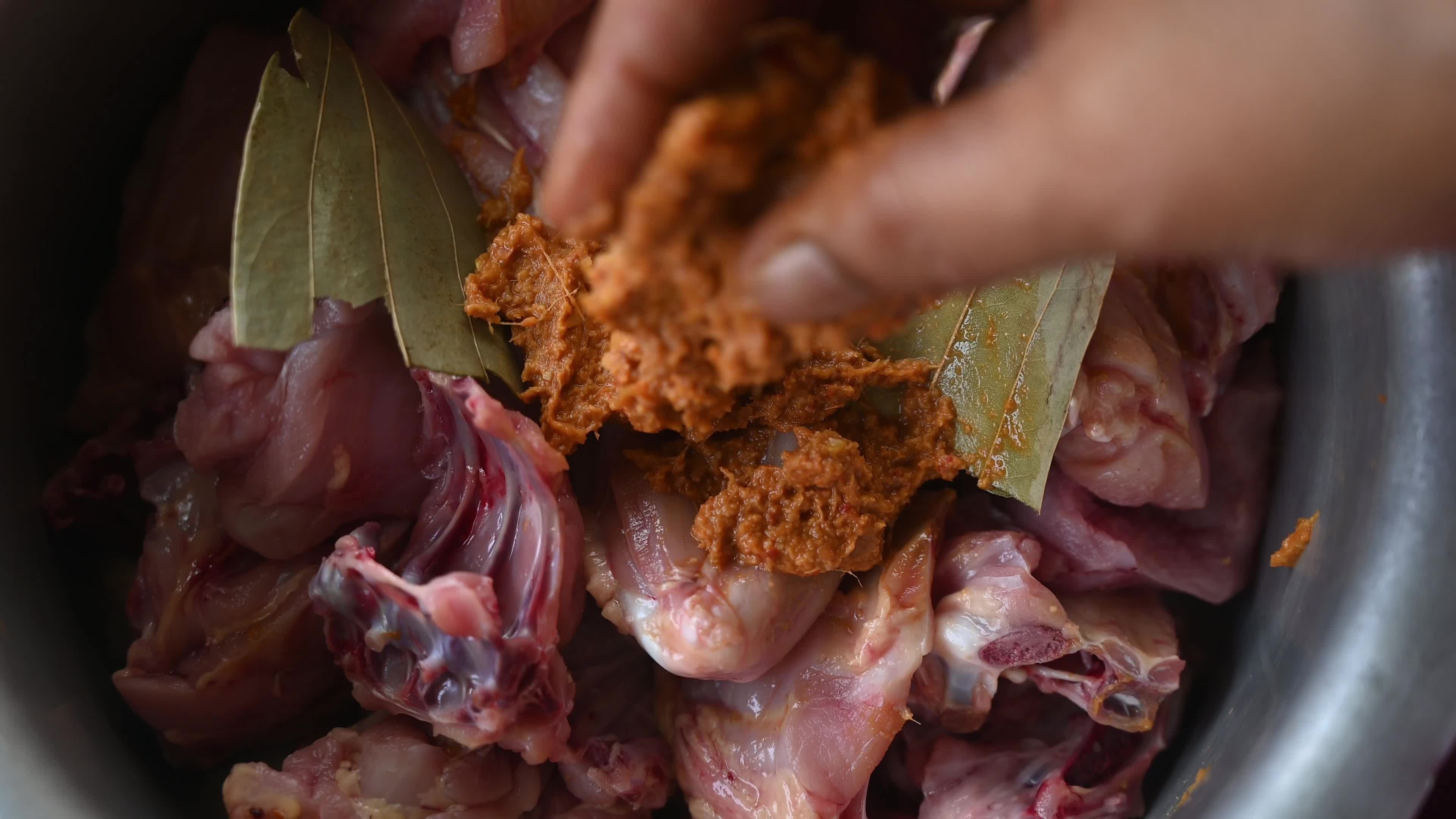 Traditional Indian Spice Stone Grinding: Handcrafted Stone Process in Household - Culinary Heritage