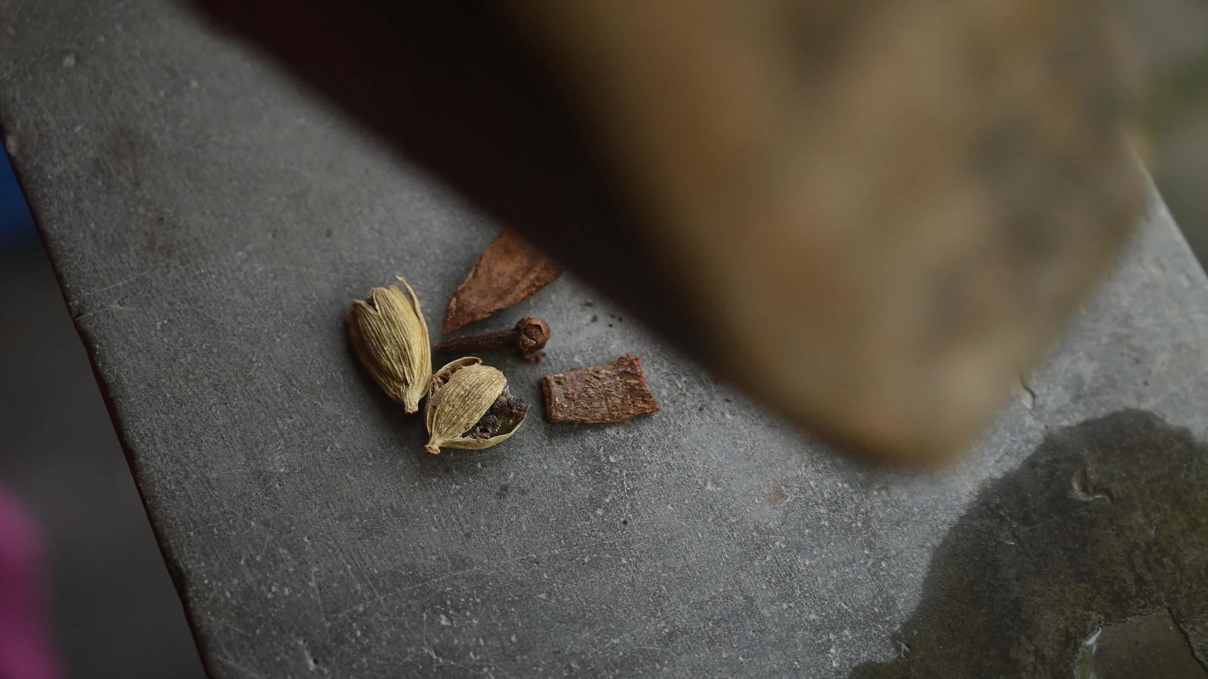 Traditional Indian Spice Stone Grinding: Handcrafted Stone Process in Household - Culinary Heritage
