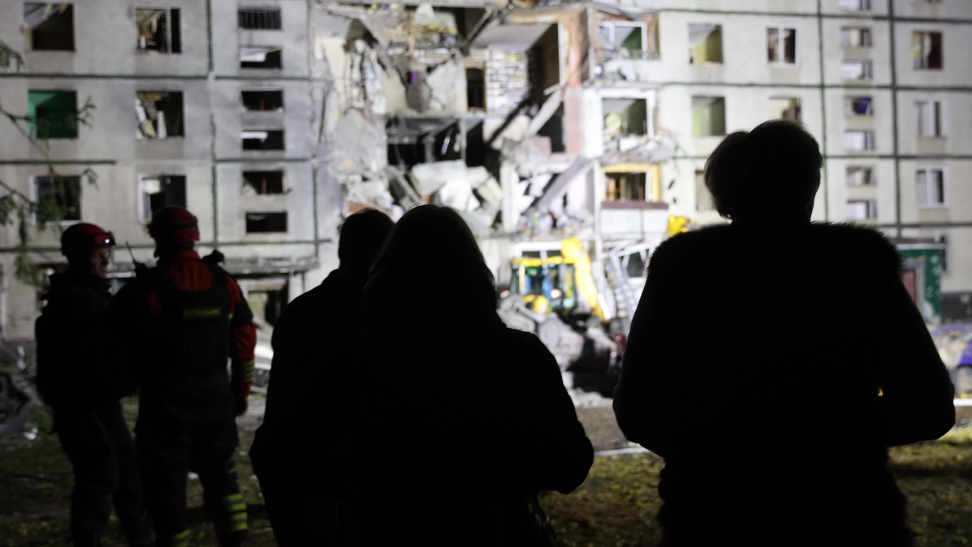 Russian Airstrike in Kharkiv, Ukraine