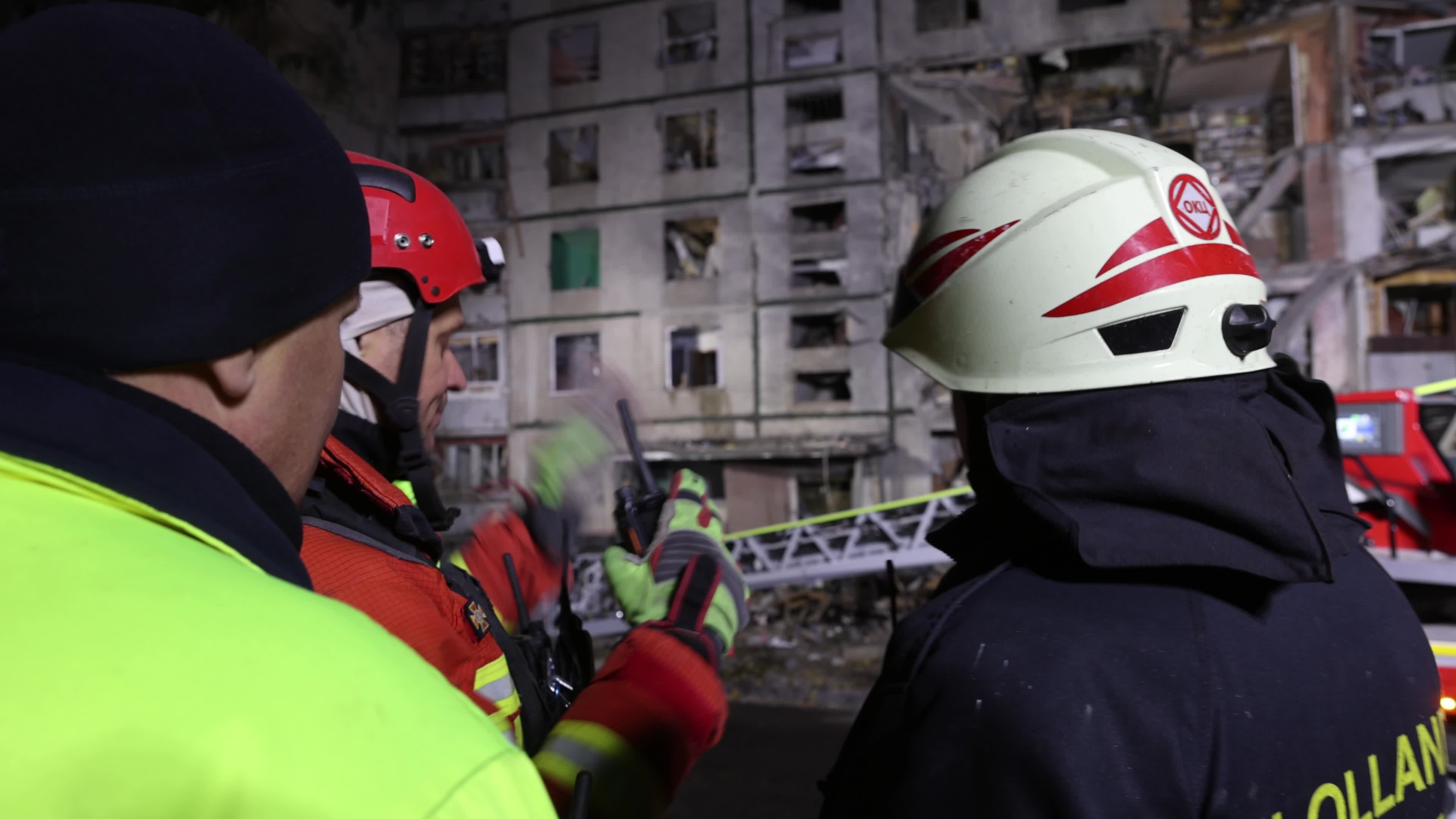 Russian Airstrike in Kharkiv, Ukraine