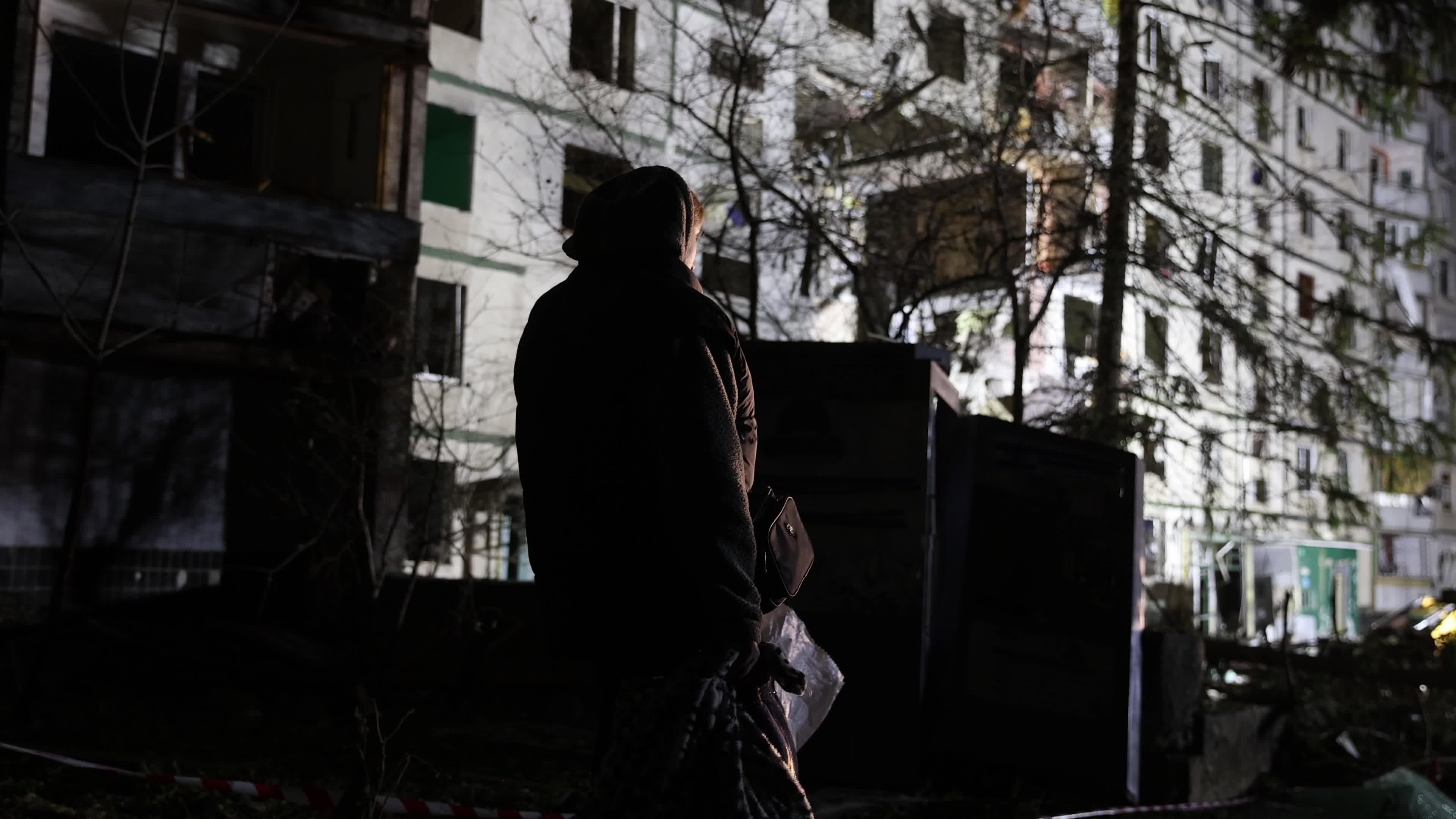 Russian Airstrike in Kharkiv, Ukraine