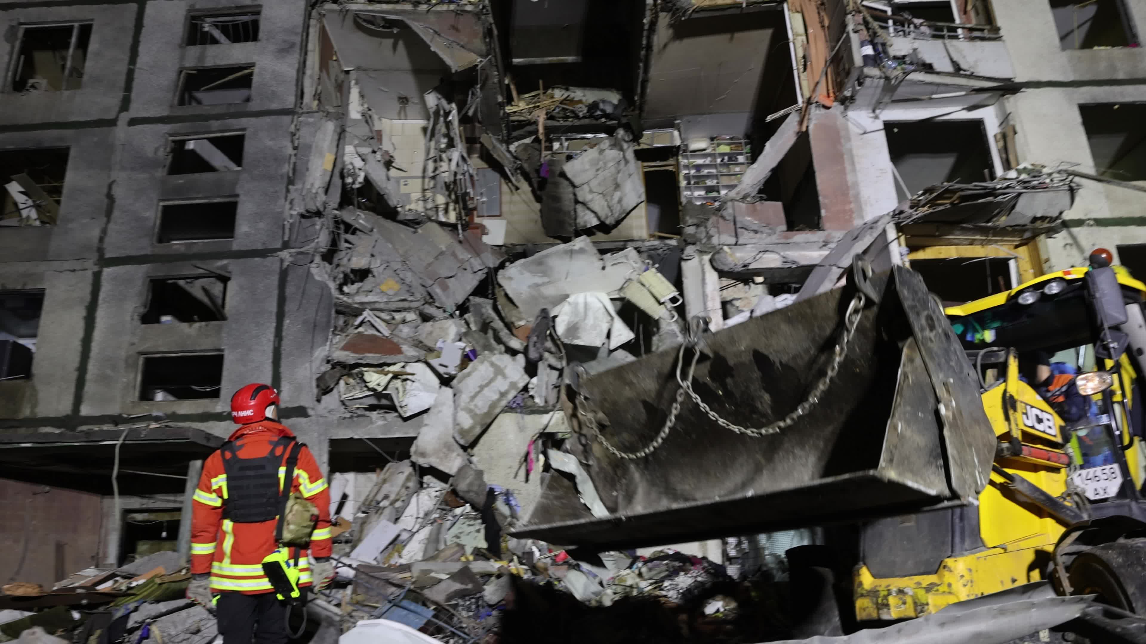 Russian Airstrike in Kharkiv, Ukraine