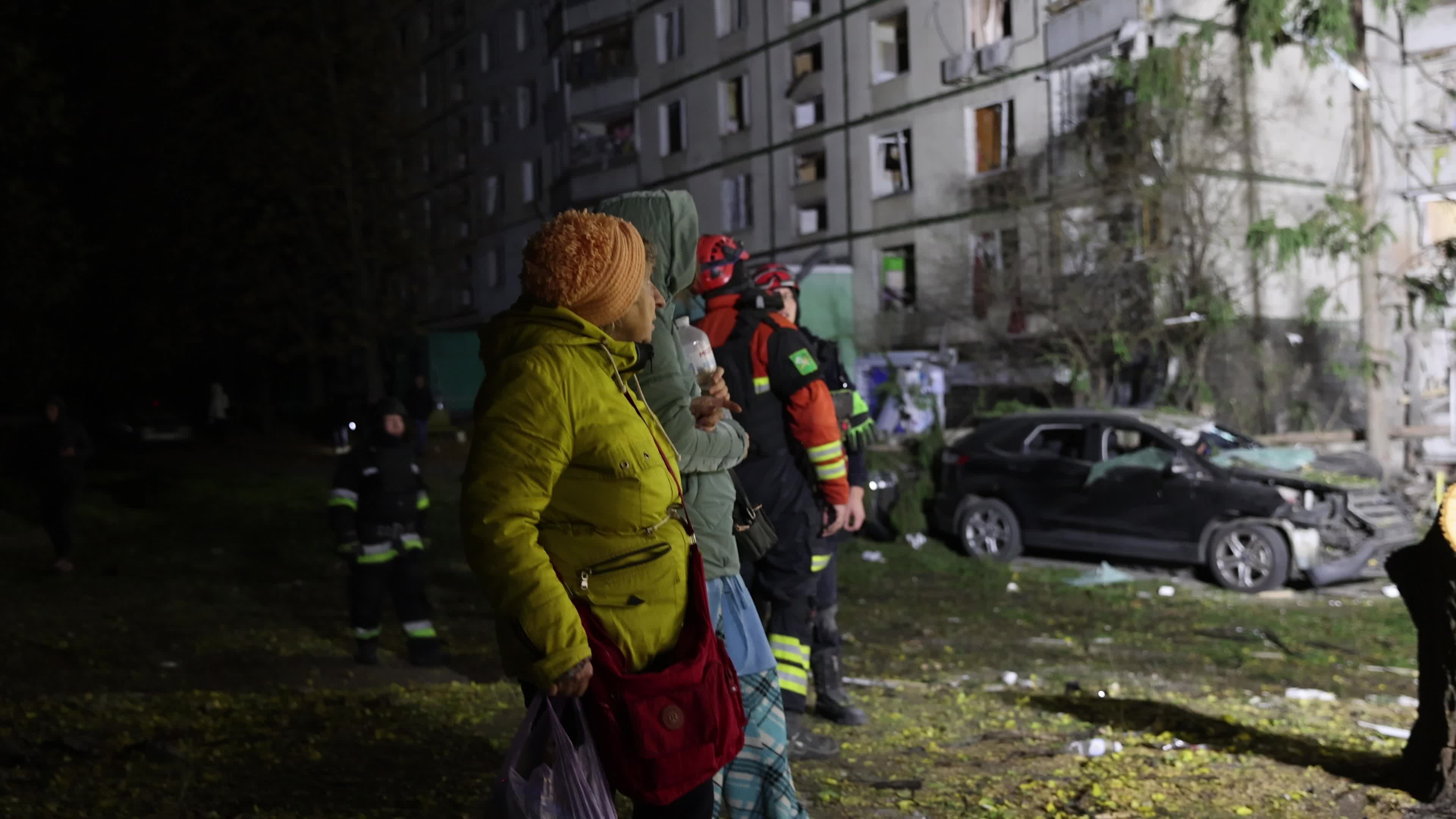 Russian Airstrike in Kharkiv, Ukraine