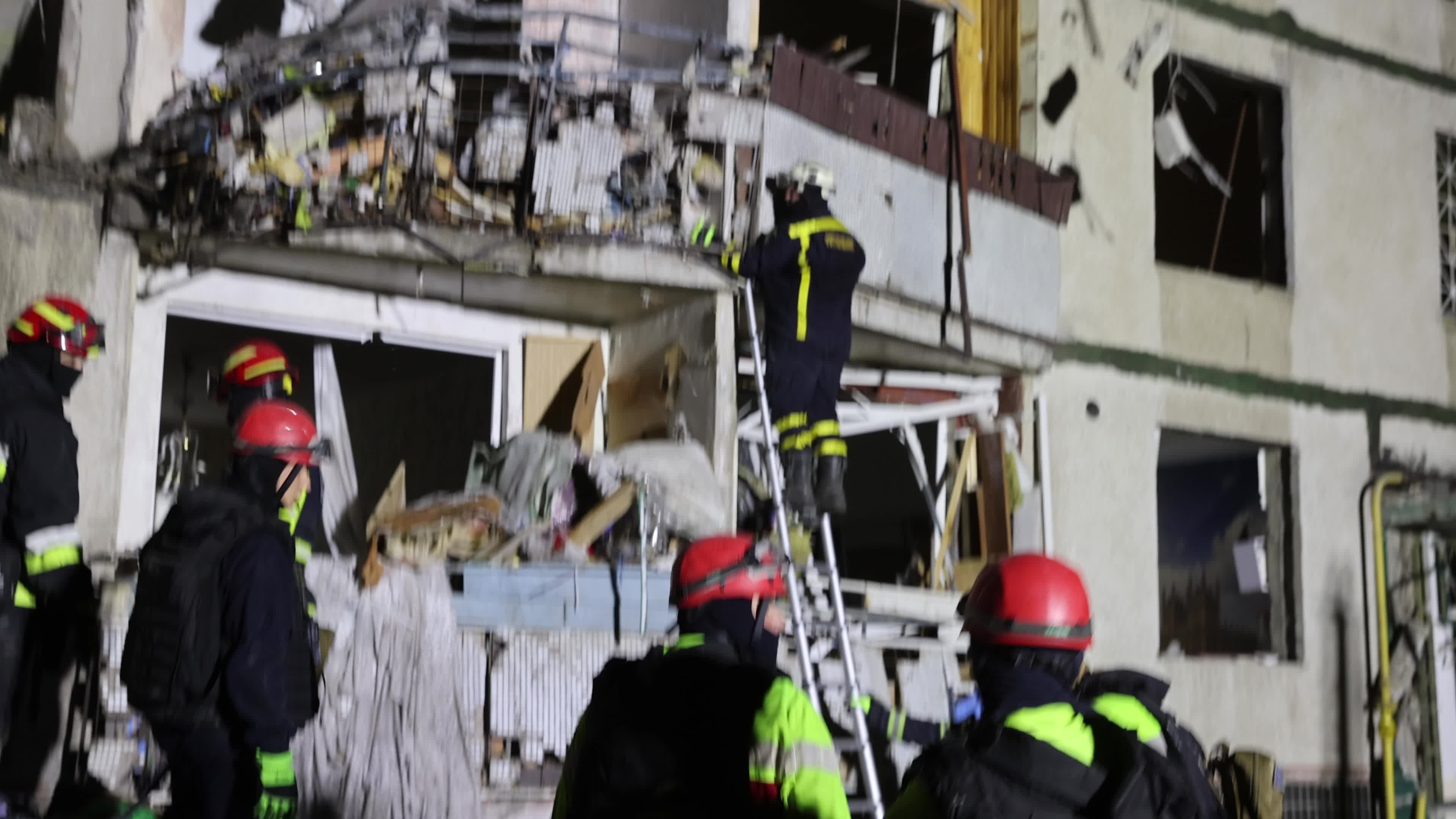 Russian Airstrike in Kharkiv, Ukraine