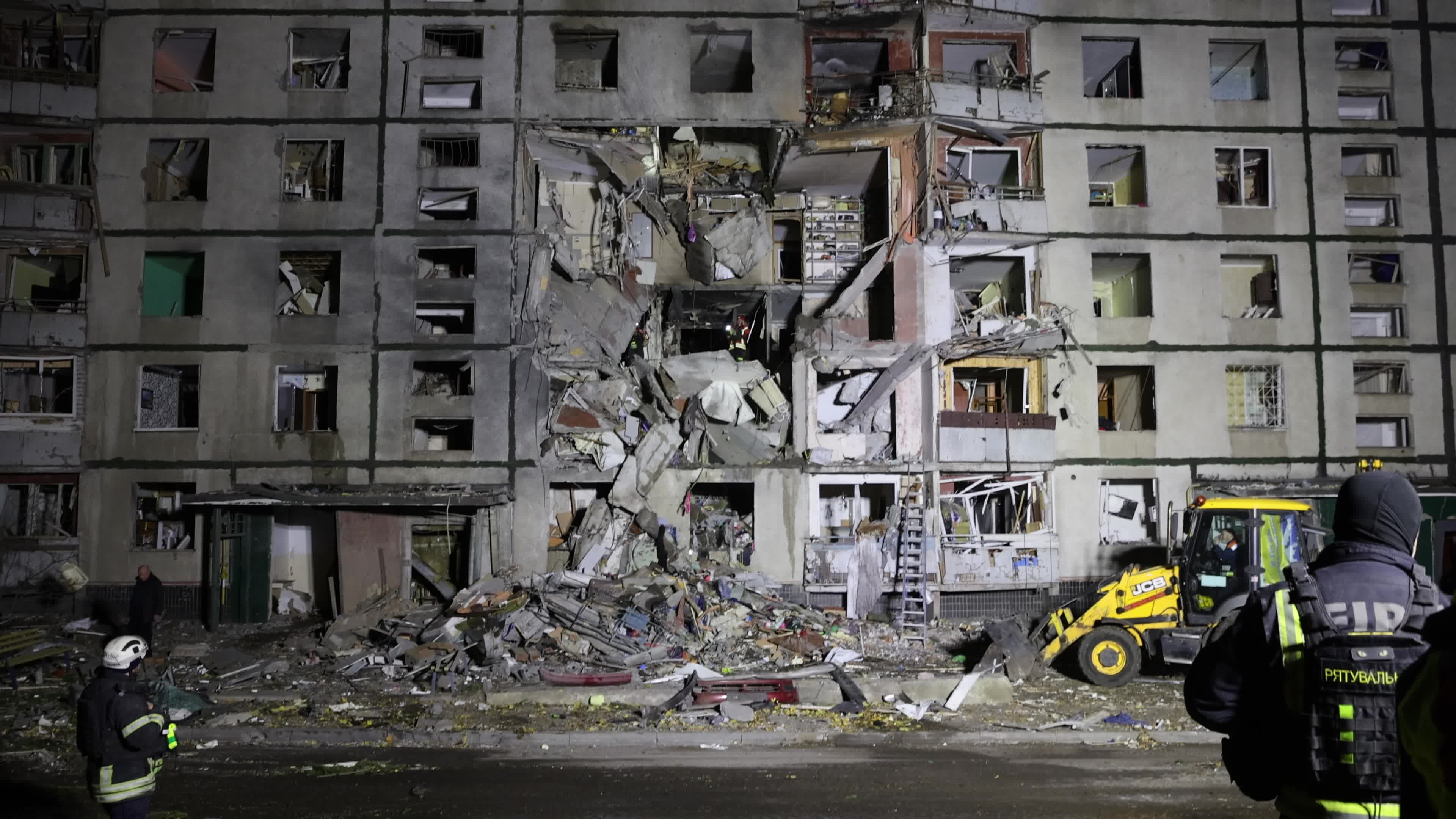 Russian Airstrike in Kharkiv, Ukraine