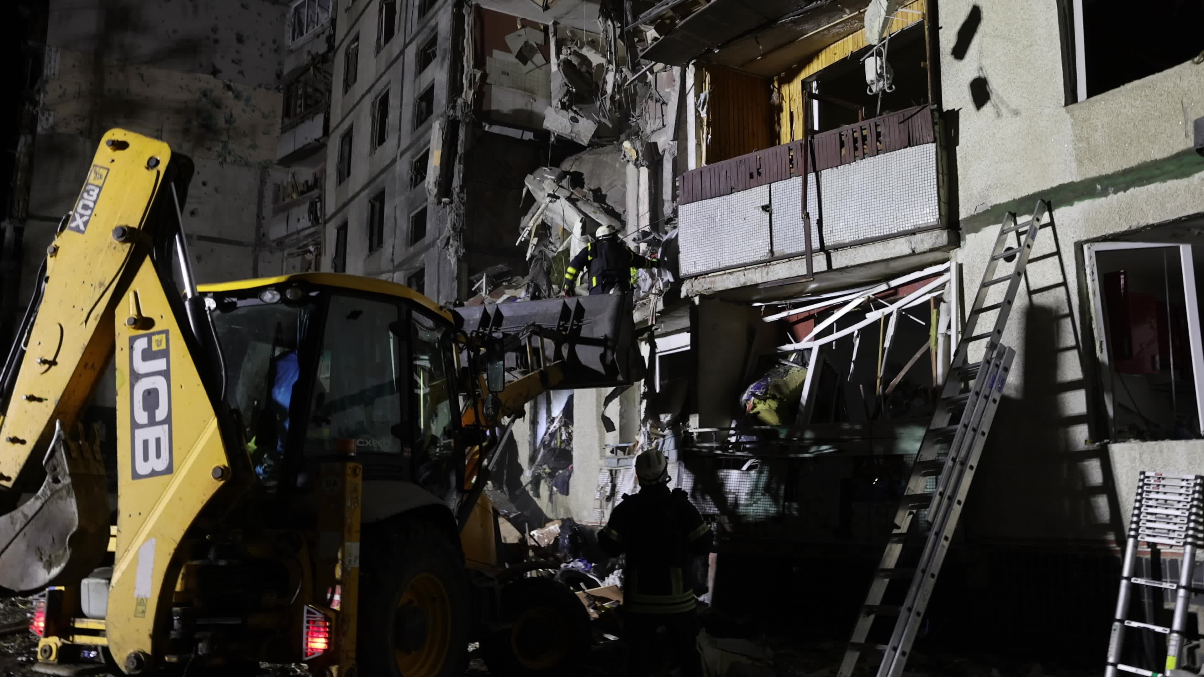 Russian Airstrike in Kharkiv, Ukraine