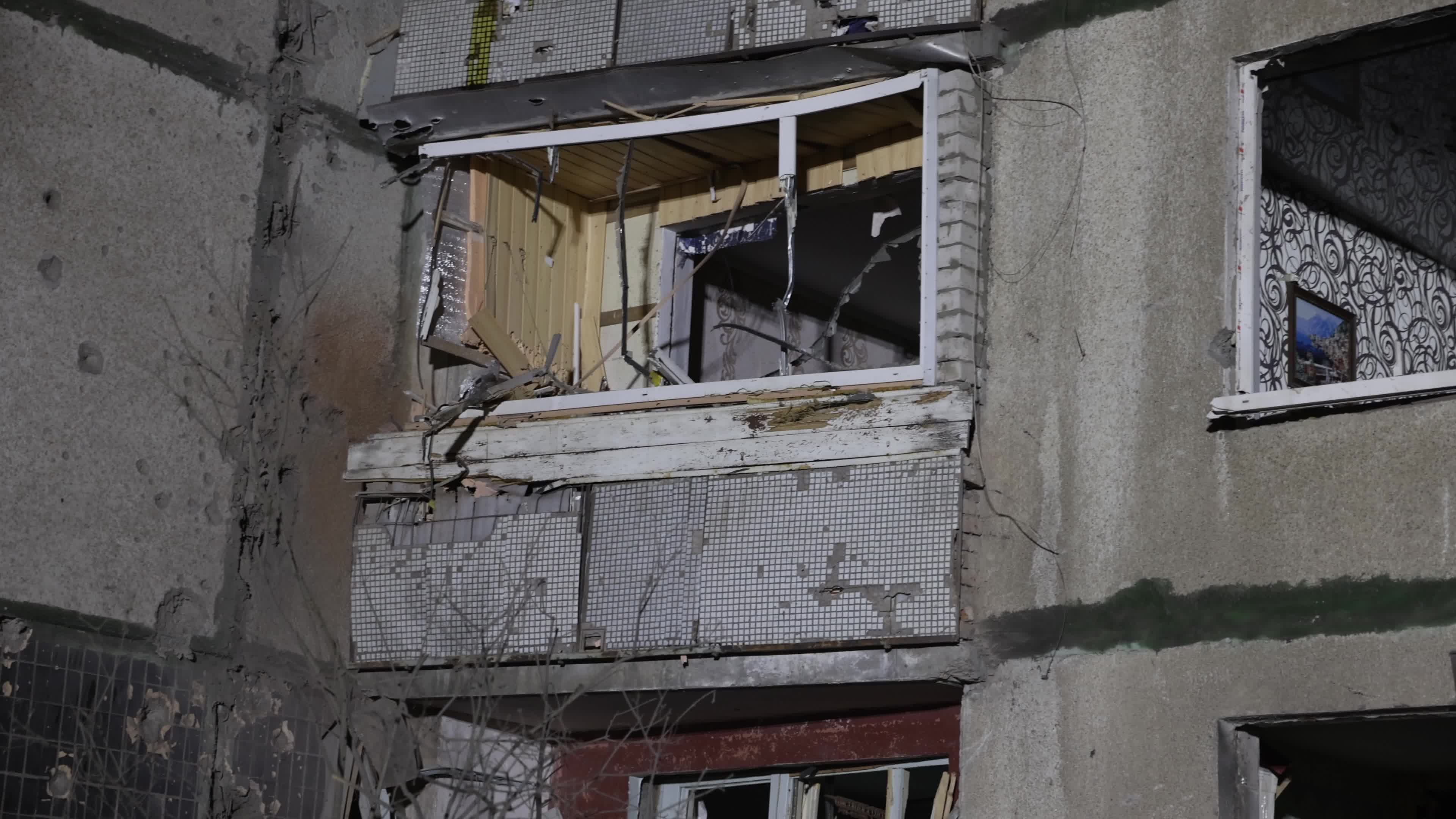 Russian Airstrike in Kharkiv, Ukraine