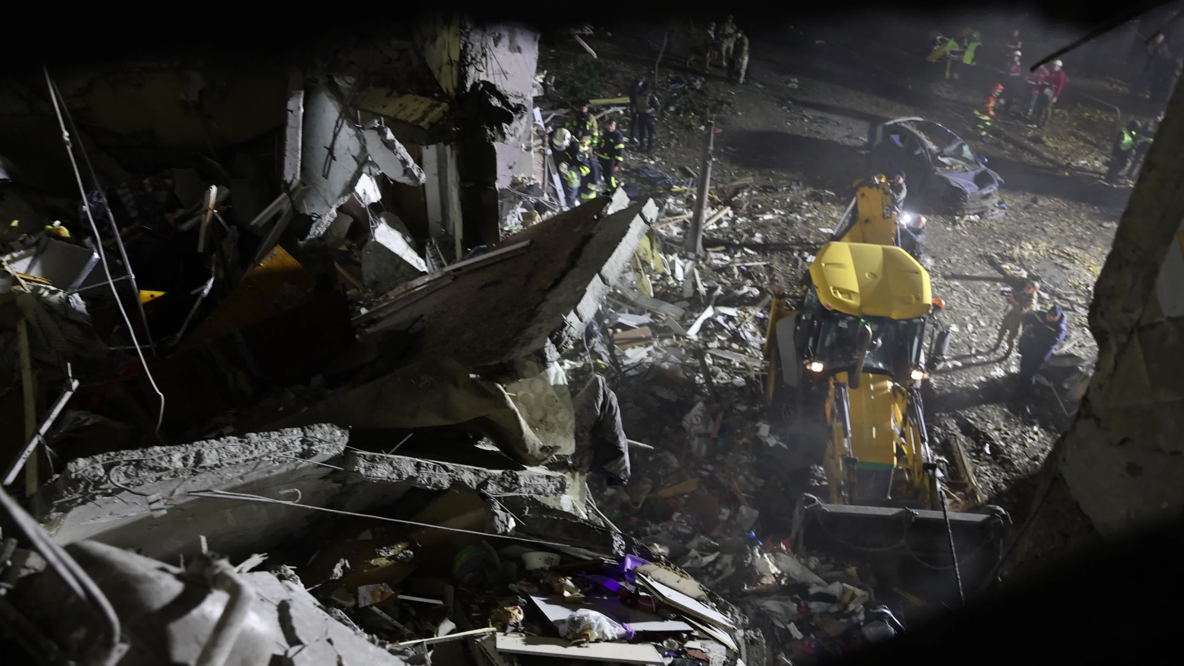Russian Airstrike in Kharkiv, Ukraine