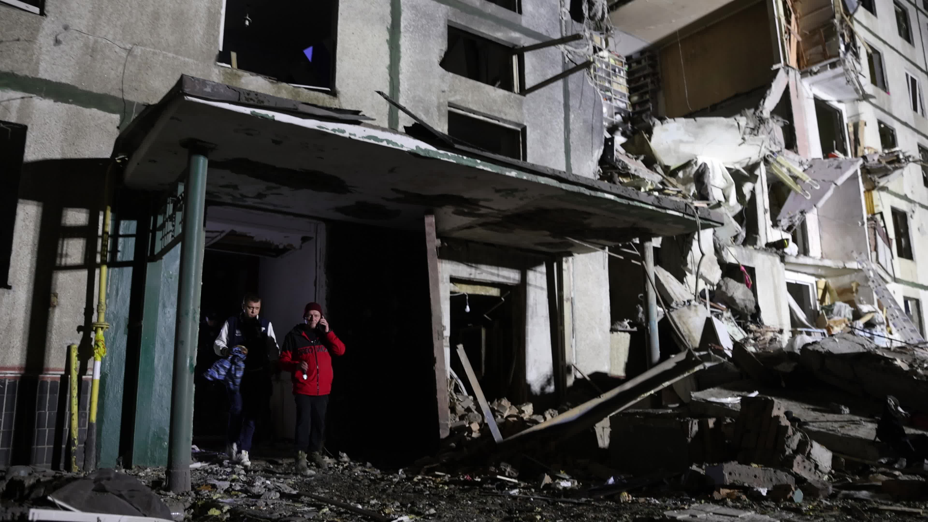 Russian Airstrike in Kharkiv, Ukraine