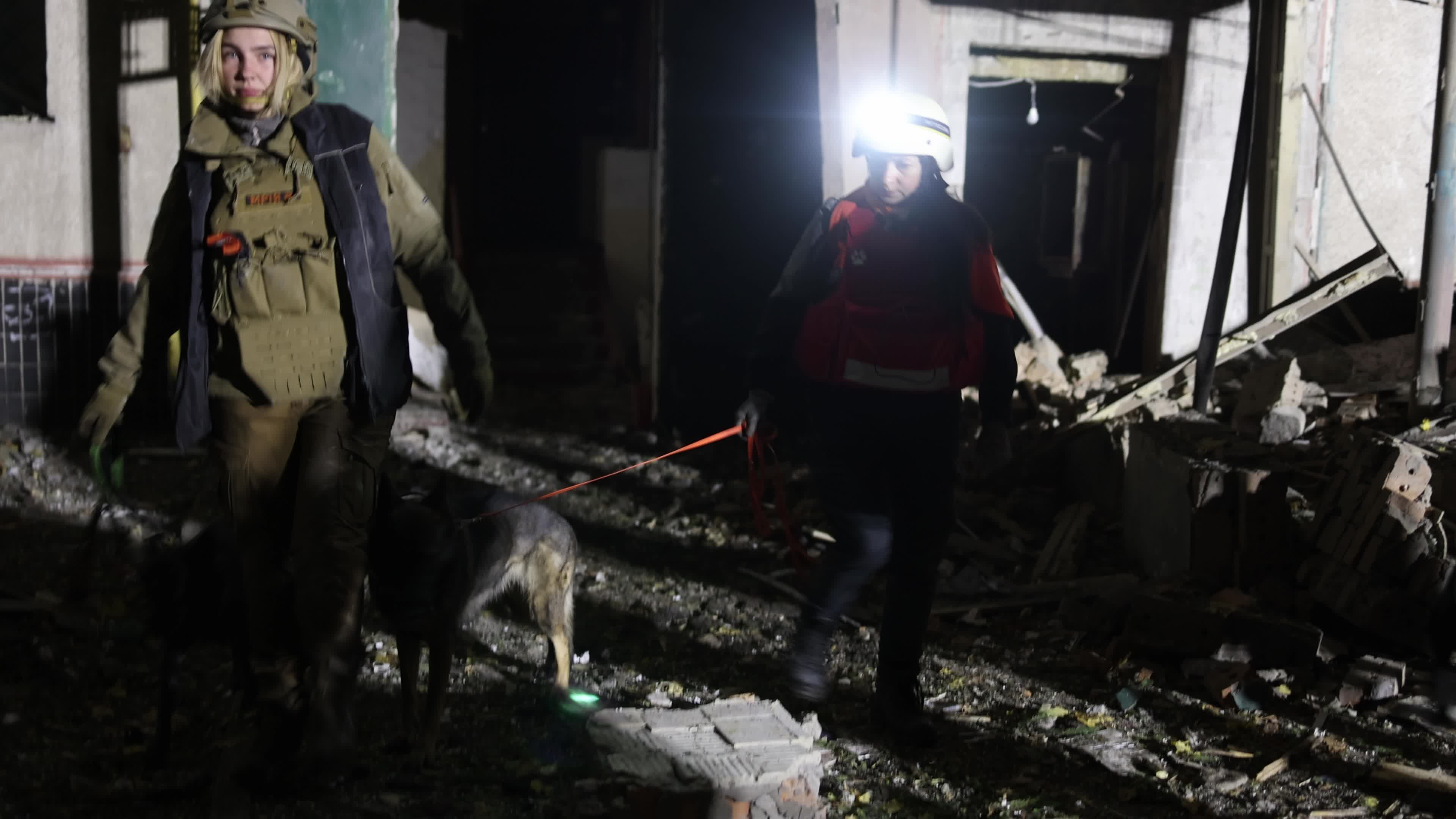 Russian Airstrike in Kharkiv, Ukraine