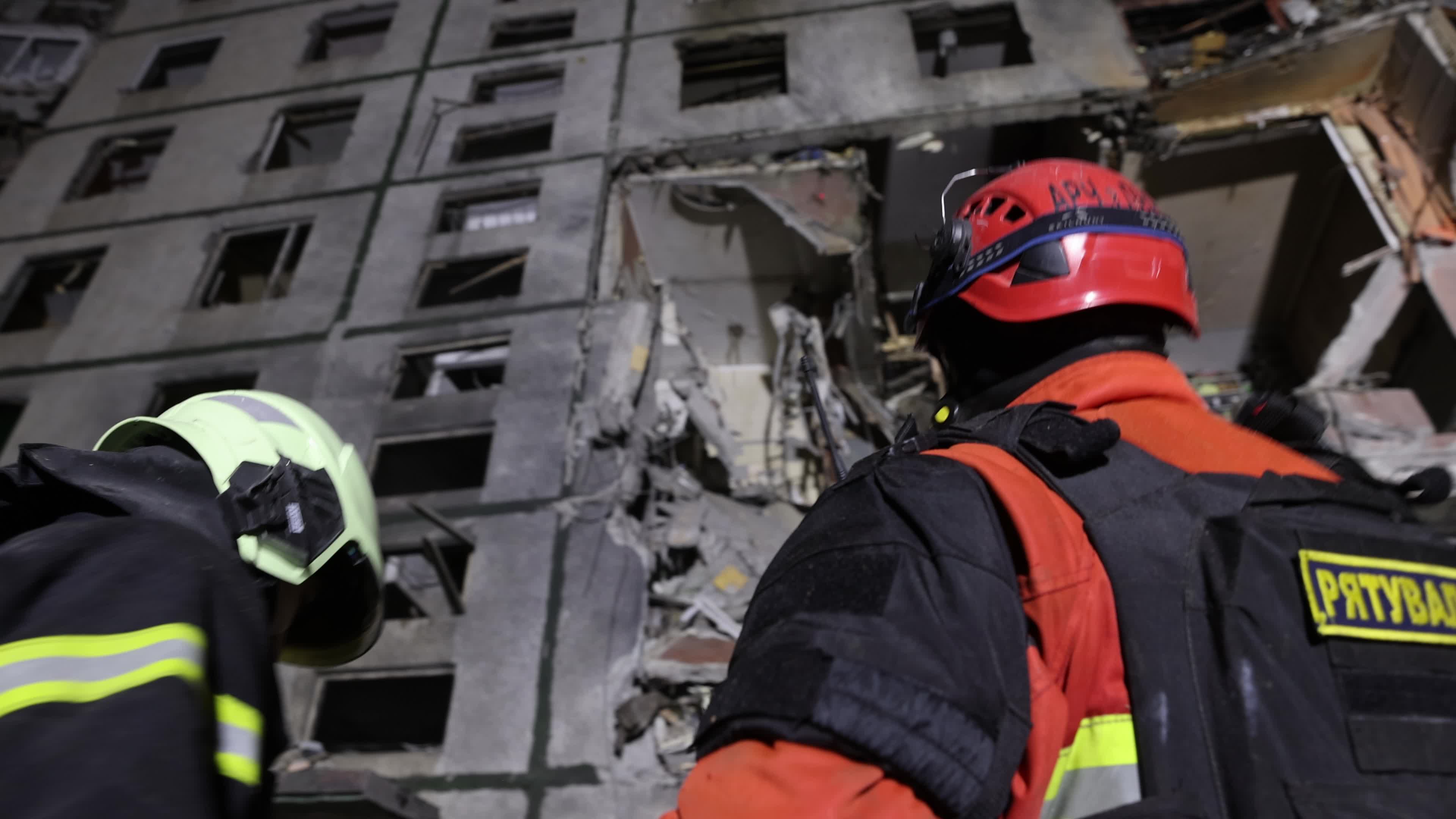 Russian Airstrike in Kharkiv, Ukraine