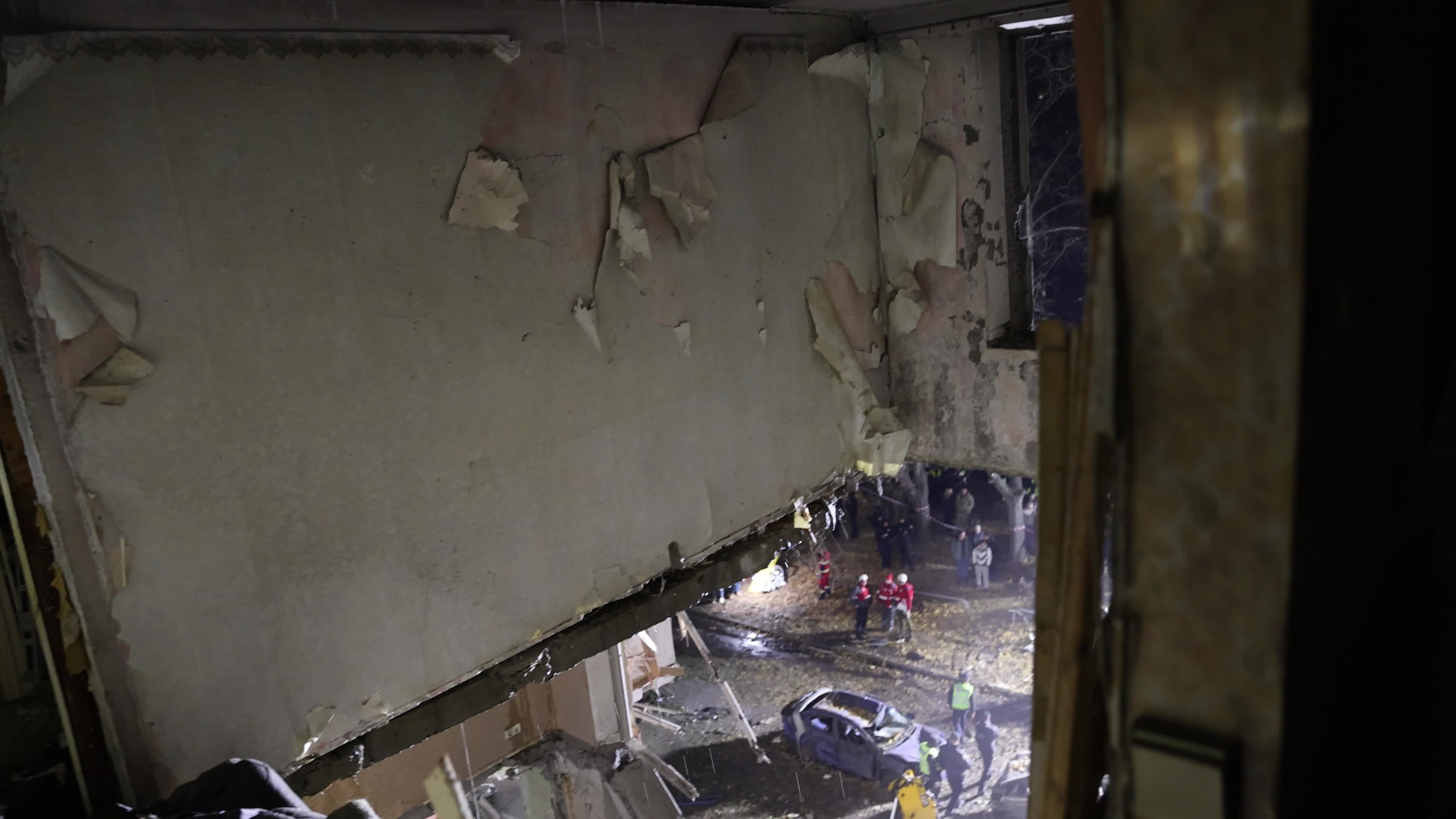Russian Airstrike in Kharkiv, Ukraine