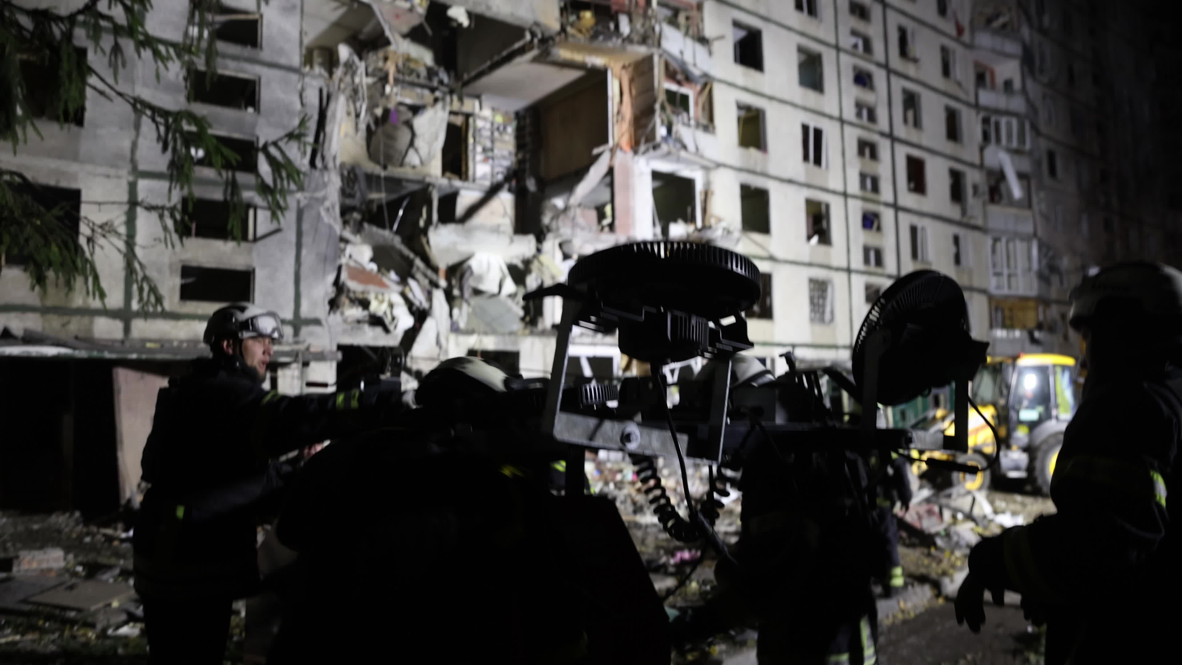 Russian Airstrike in Kharkiv, Ukraine