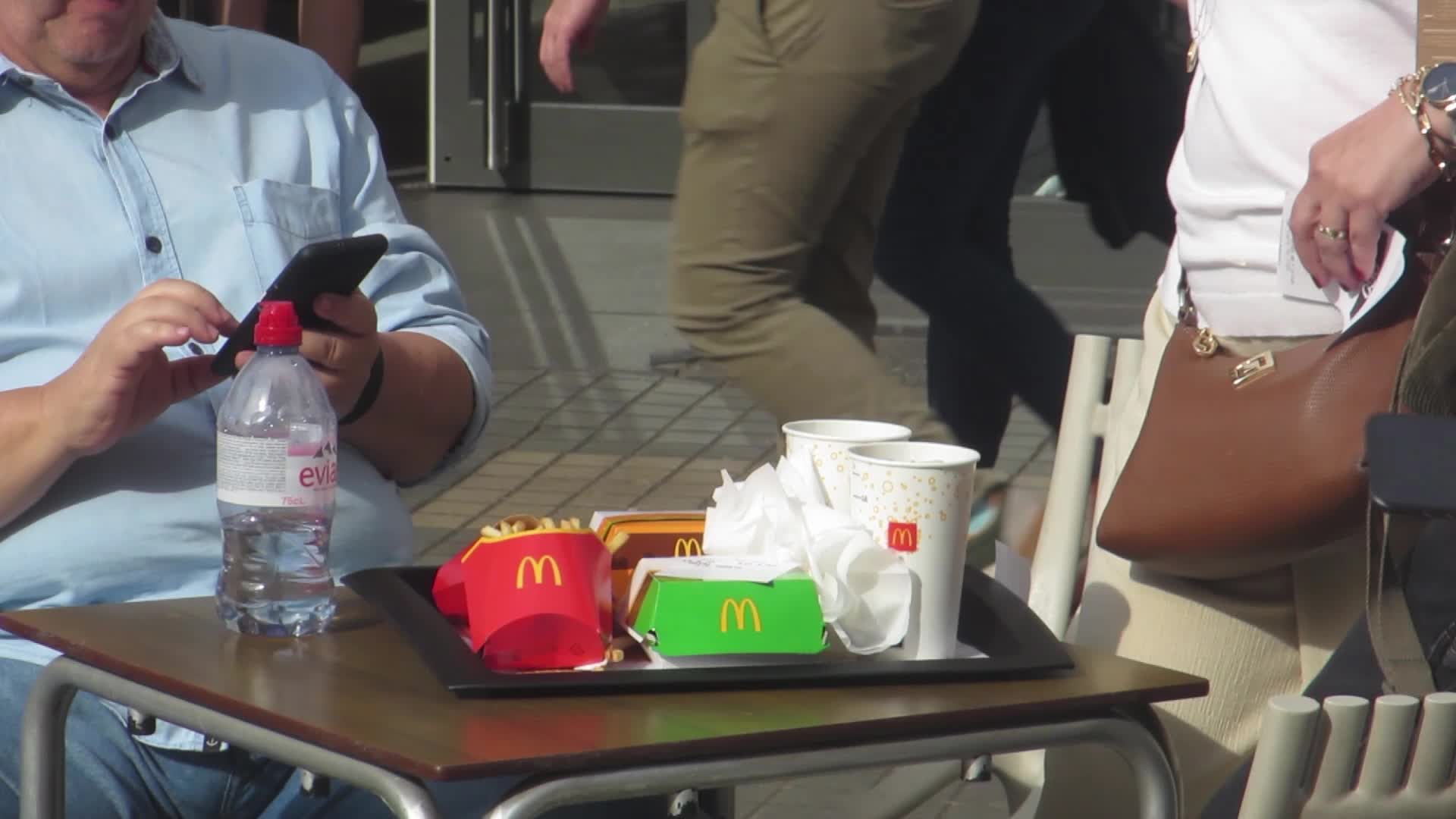 McDonalds restaurant in the downtown of Barcelona