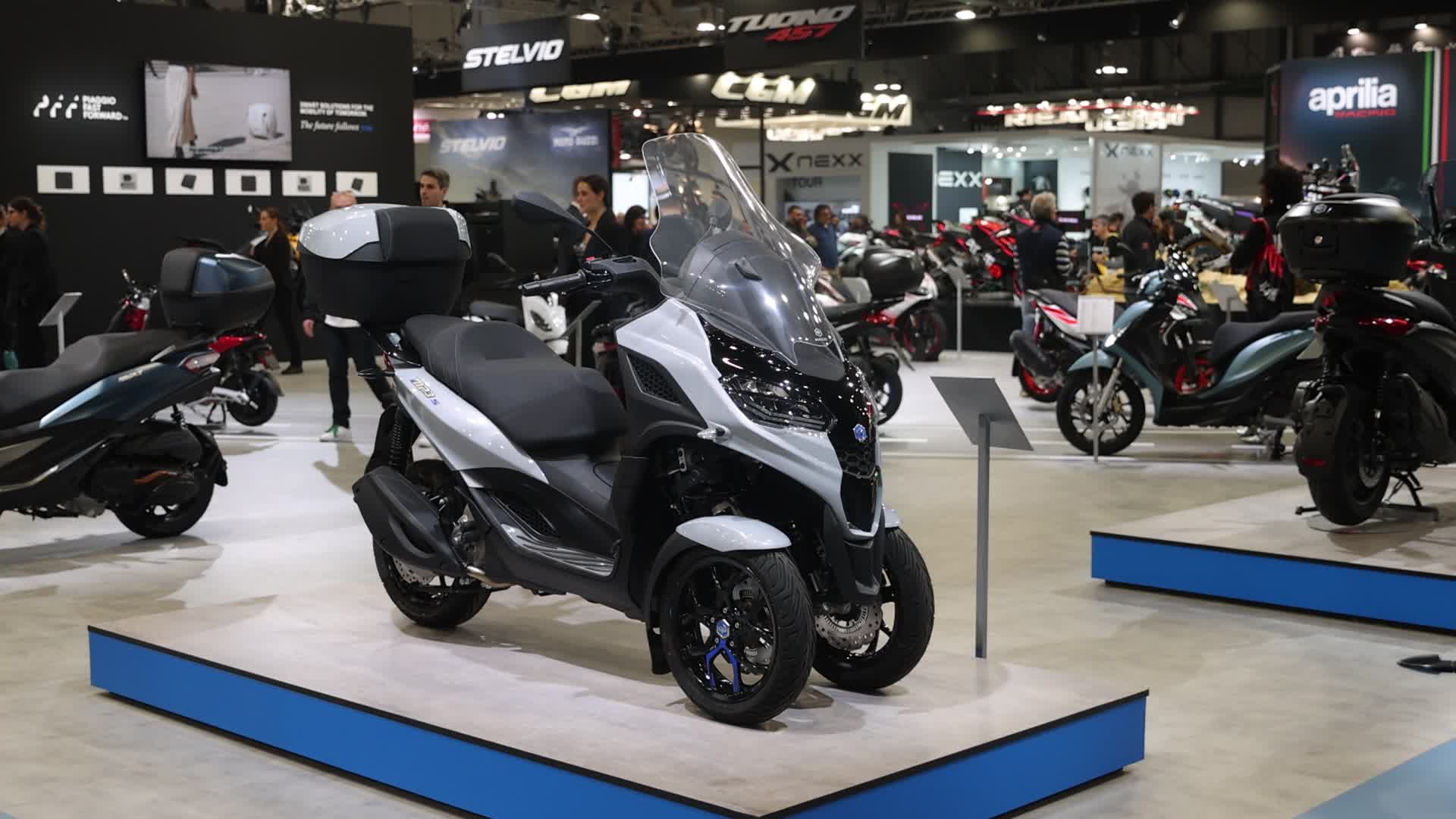 The inauguration of the 110th edition of EICMA Milan Motorcycle Show at Rho Fiera Milano In Milan
