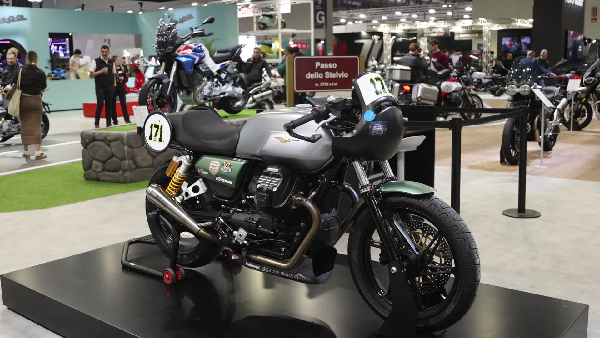 The inauguration of the 110th edition of EICMA Milan Motorcycle Show at Rho Fiera Milano In Milan