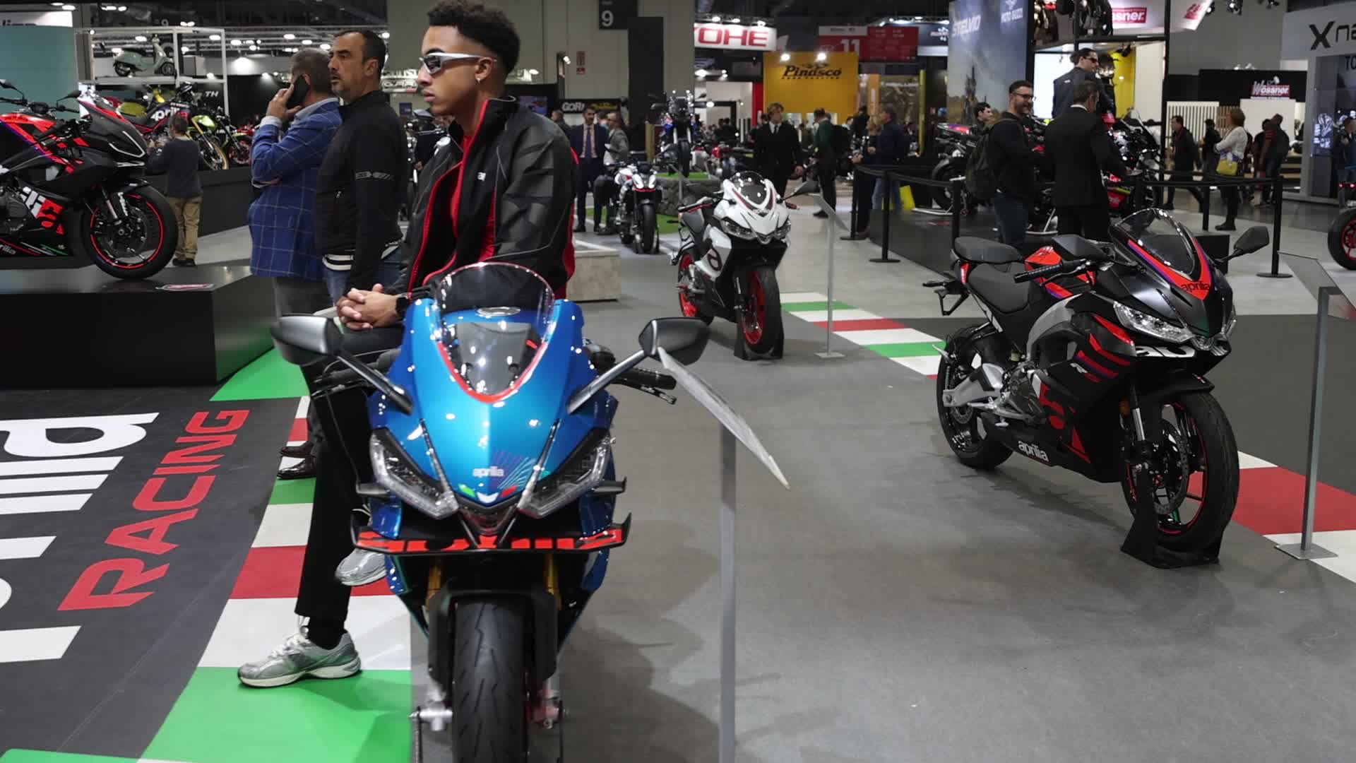 The inauguration of the 110th edition of EICMA Milan Motorcycle Show at Rho Fiera Milano In Milan