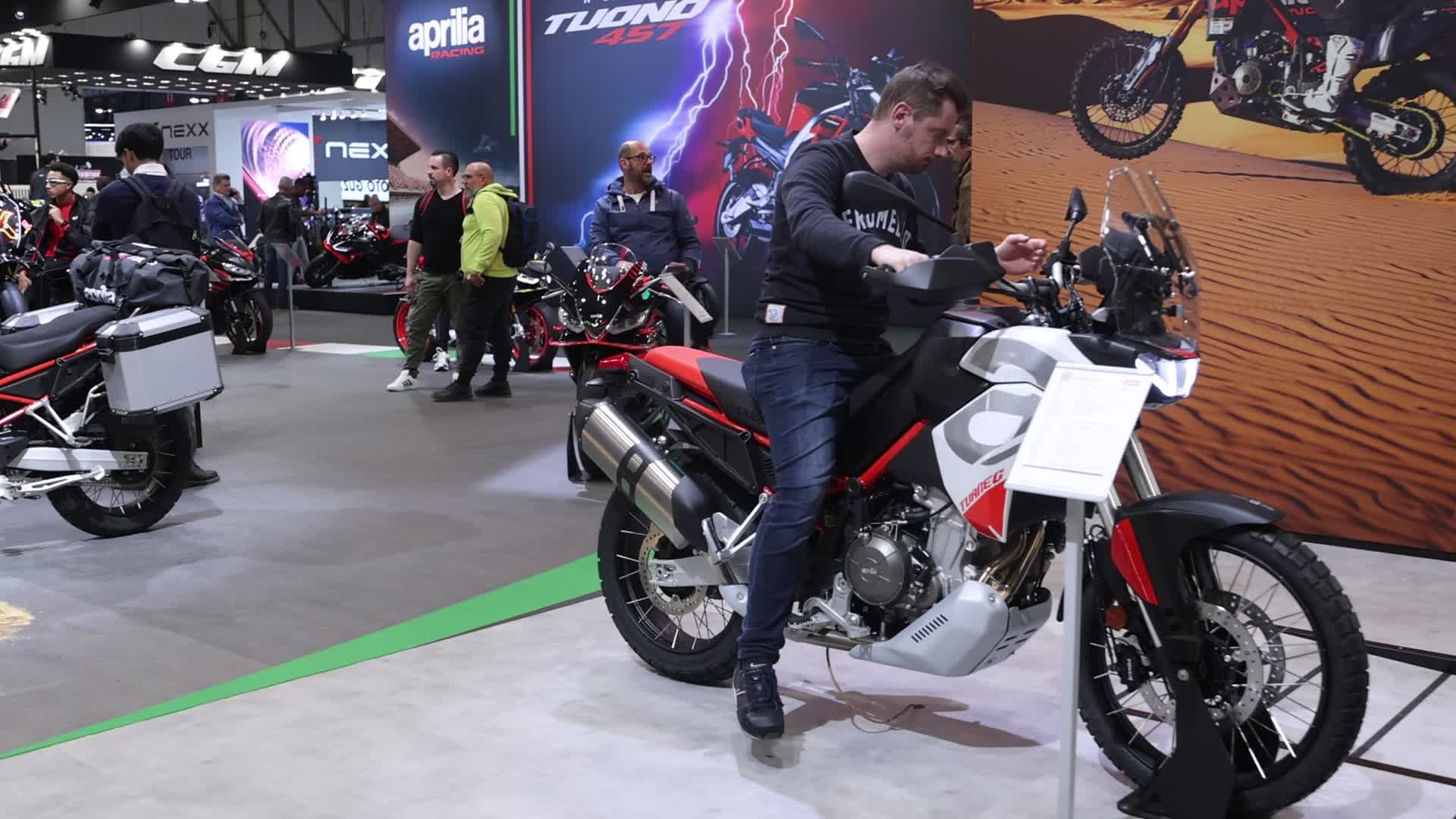 The inauguration of the 110th edition of EICMA Milan Motorcycle Show at Rho Fiera Milano In Milan
