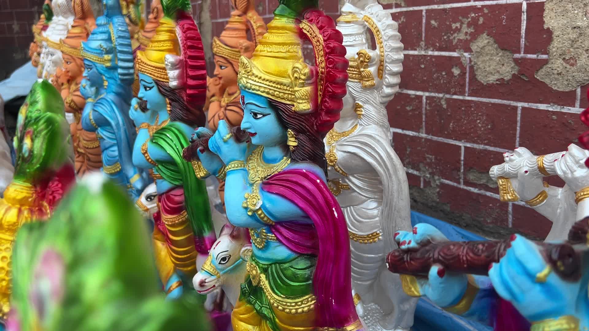 Preparation for the Vishu Festival In Trivandrum