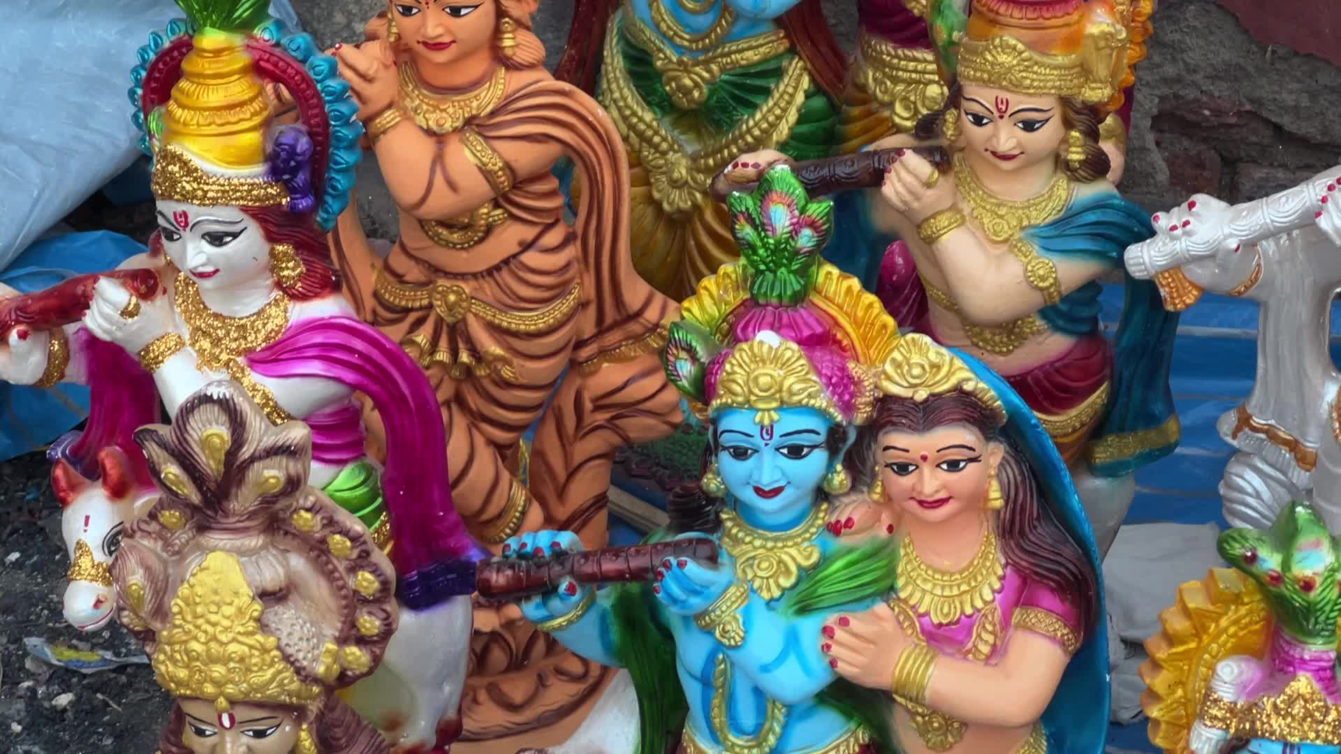Preparation for the Vishu Festival In Trivandrum