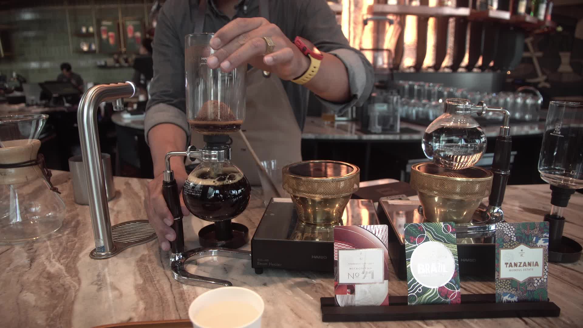 Starbucks in Thailand.