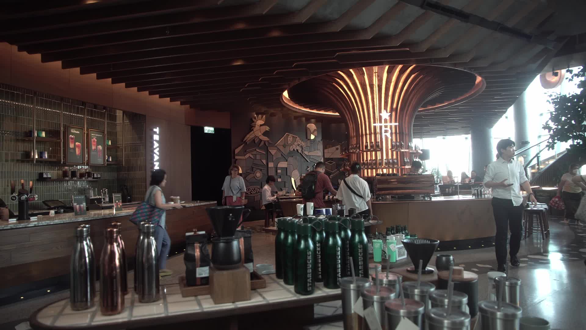 Starbucks in Thailand.