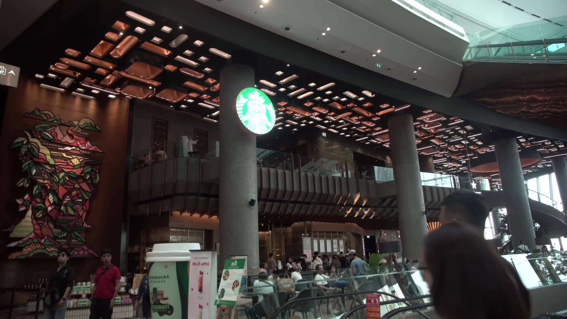 Starbucks in Thailand.