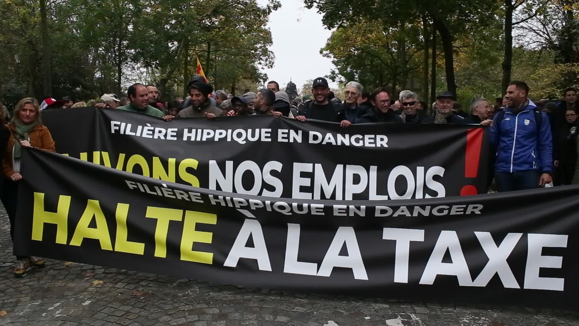 Protesters Rally in Paris Against Betting Tax Hike Impacting Horse Racing