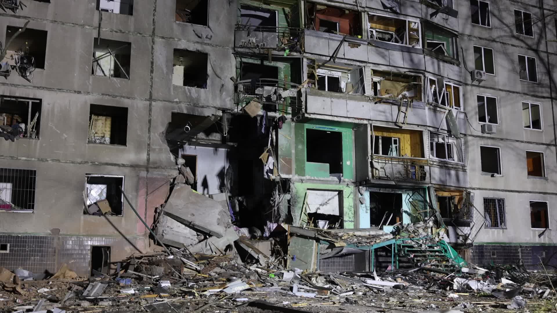 Russian airstrike in Kharkiv, Ukraine