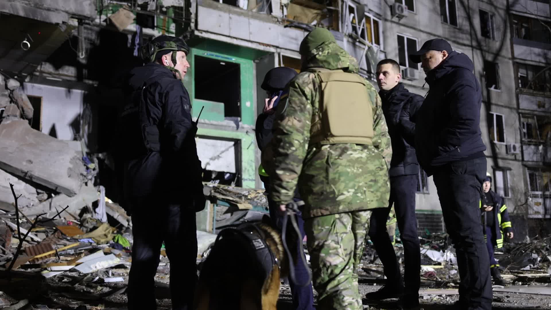 Russian airstrike in Kharkiv, Ukraine