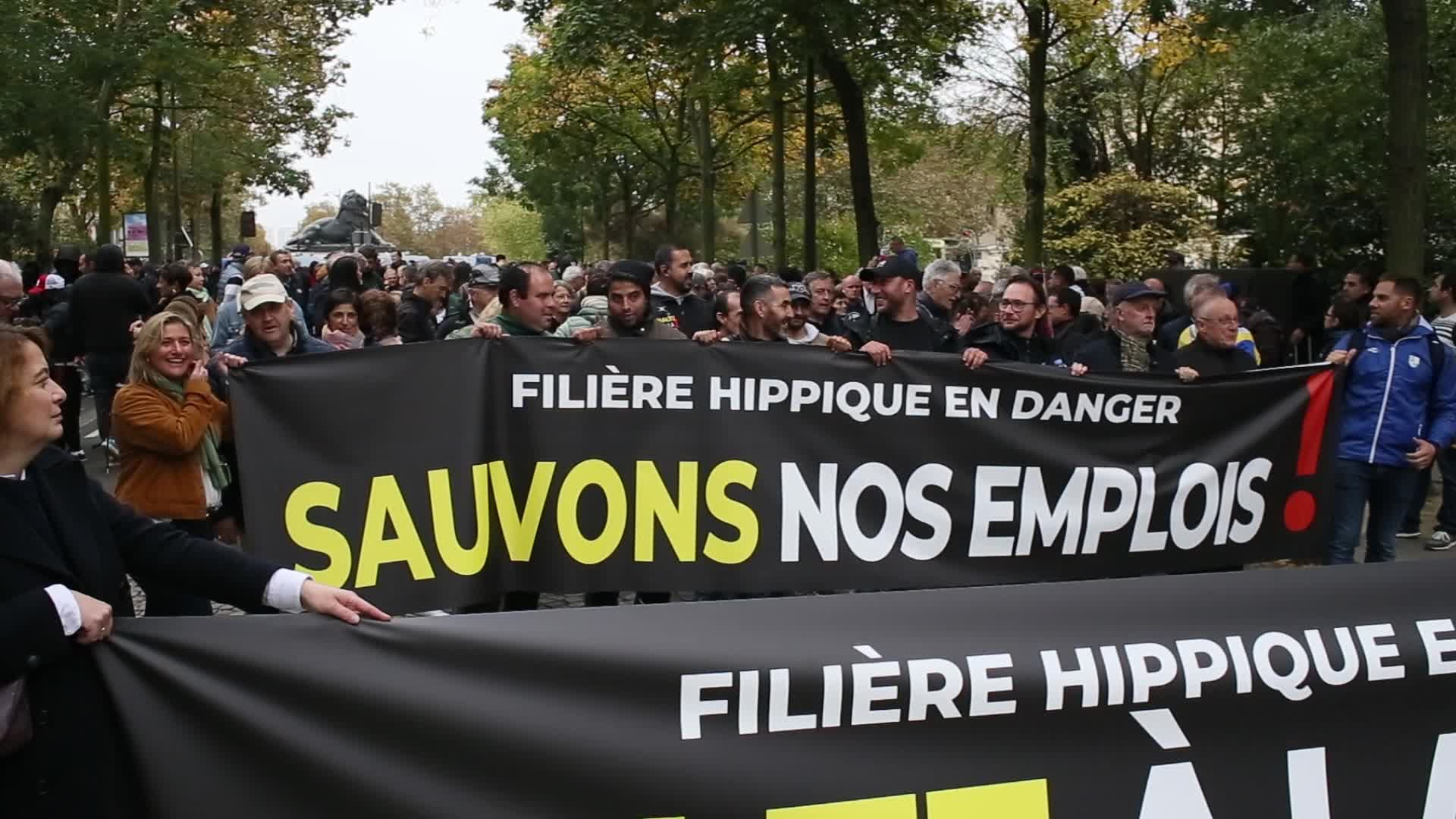 Protesters Rally in Paris Against Betting Tax Hike Impacting Horse Racing