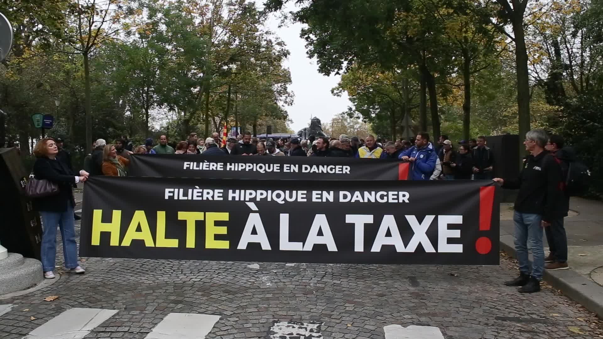 Protesters Rally in Paris Against Betting Tax Hike Impacting Horse Racing
