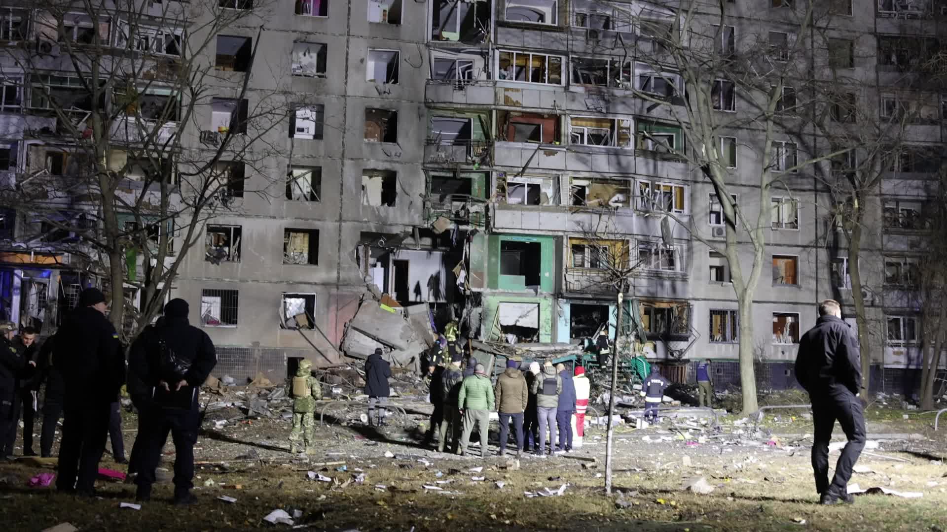 Russian airstrike in Kharkiv, Ukraine