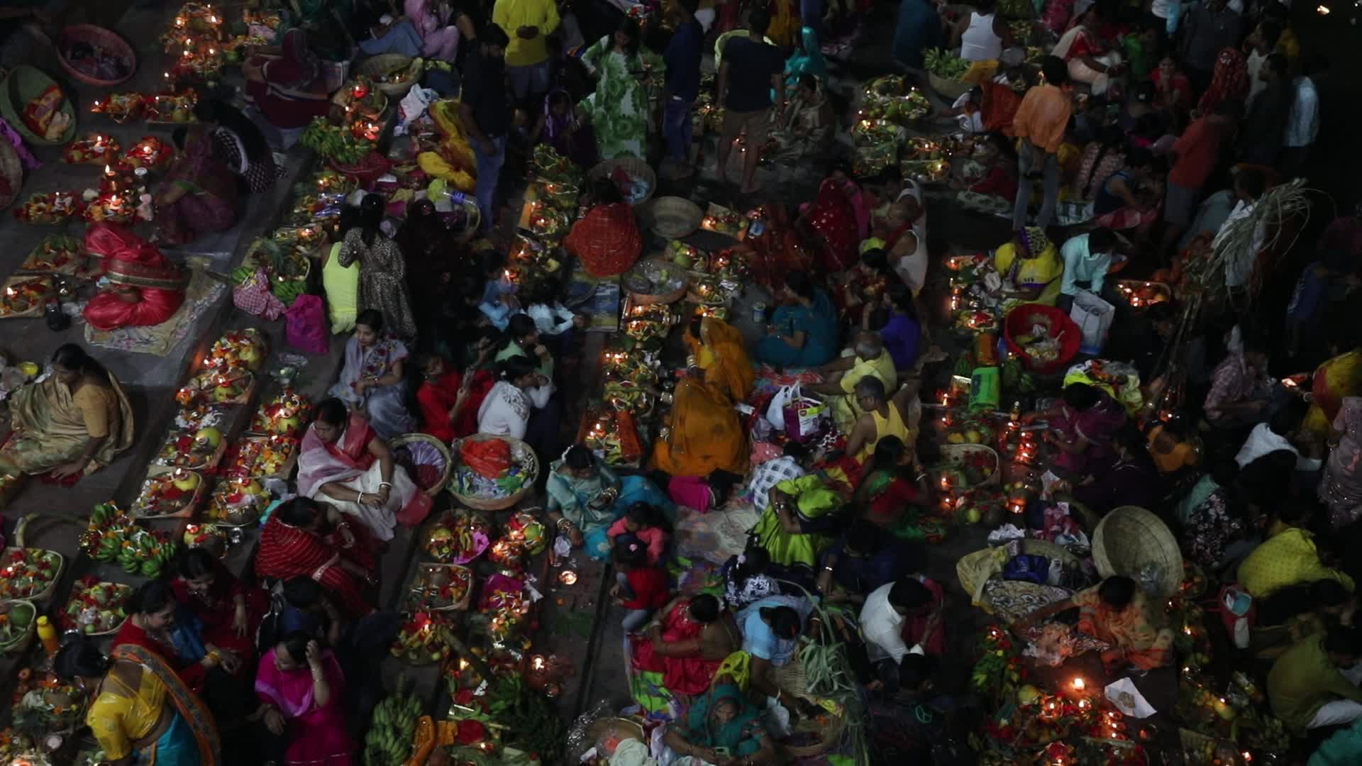 Last Day of Chhath Puja Festival In Kolkata, India