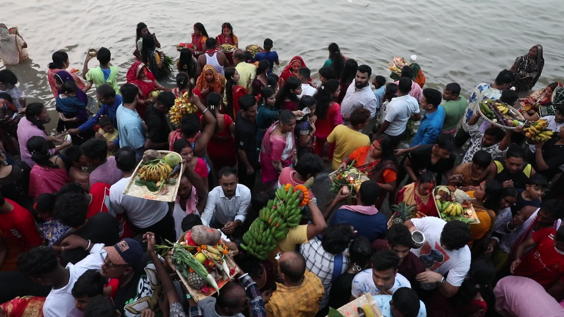 Chhath Puja Festival In Kolkata, India