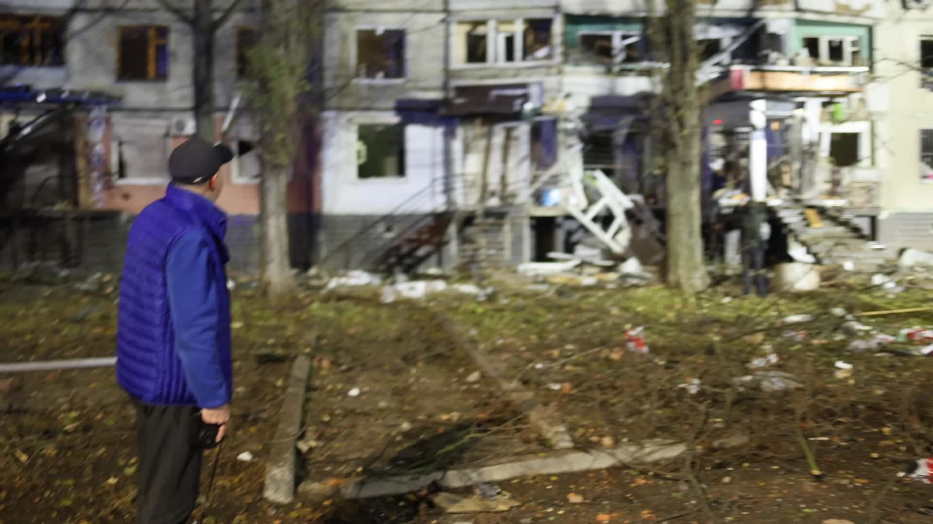 Russian airstrike in Kharkiv, Ukraine