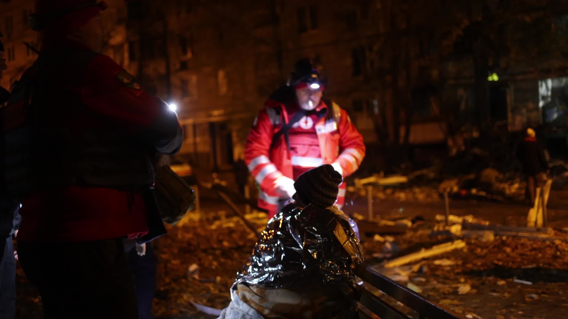 Russian airstrike in Kharkiv, Ukraine