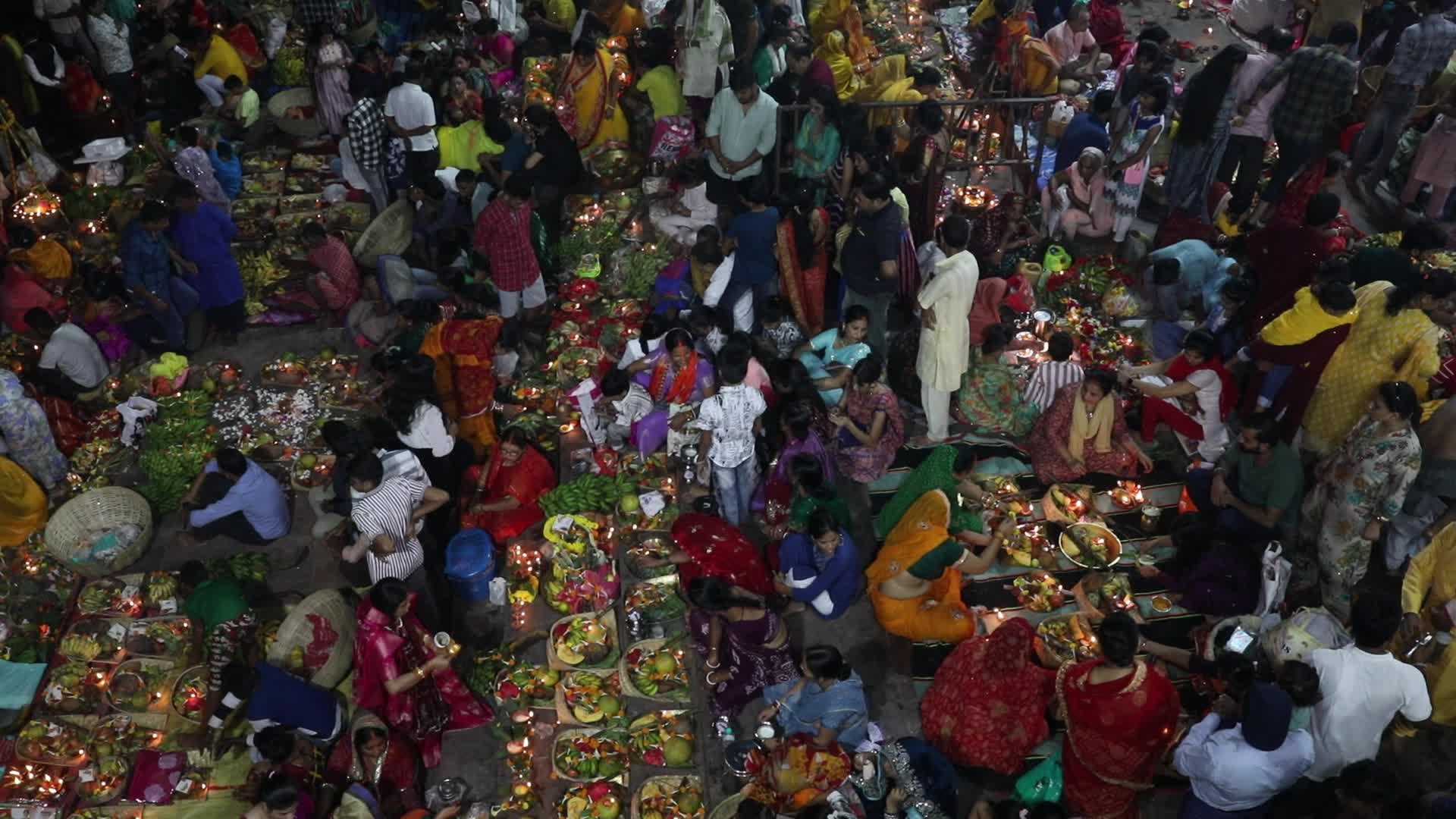 Last Day of Chhath Puja Festival In Kolkata, India