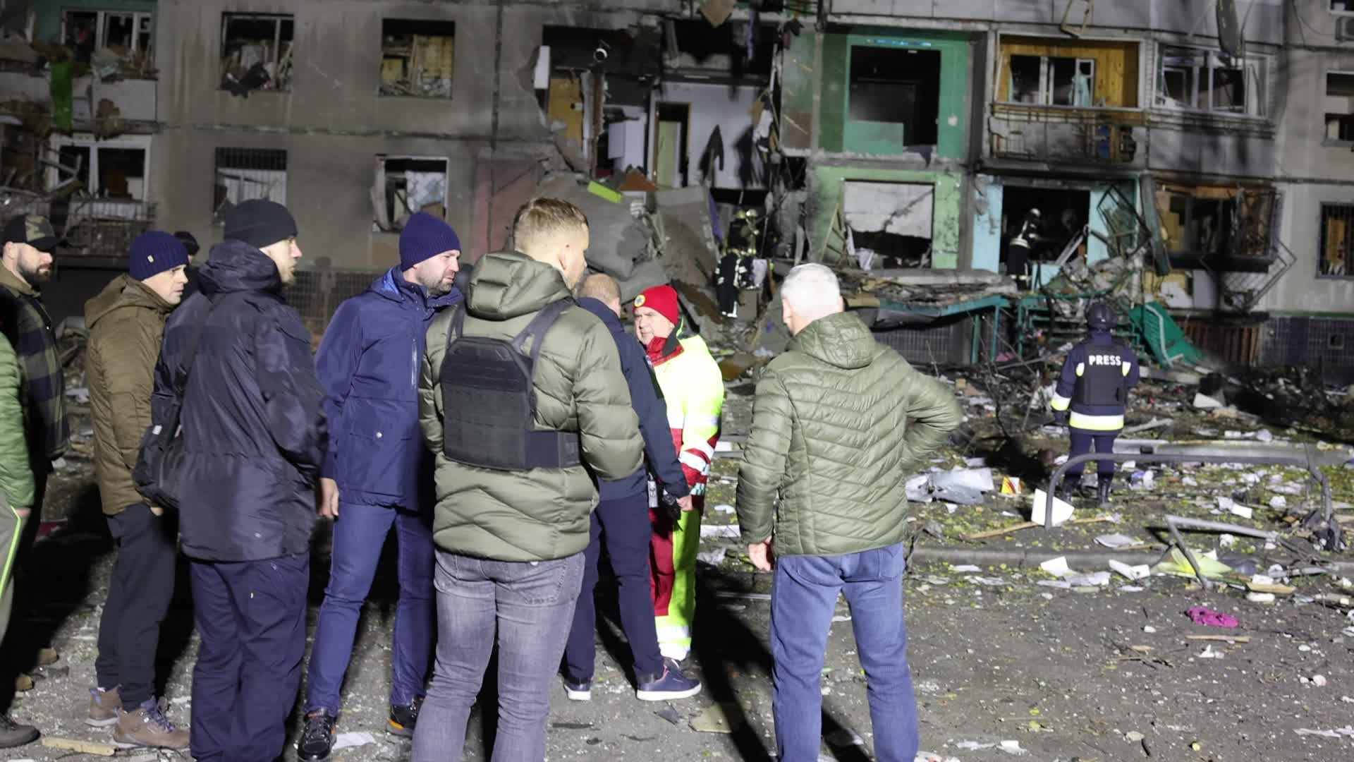 Russian airstrike in Kharkiv, Ukraine