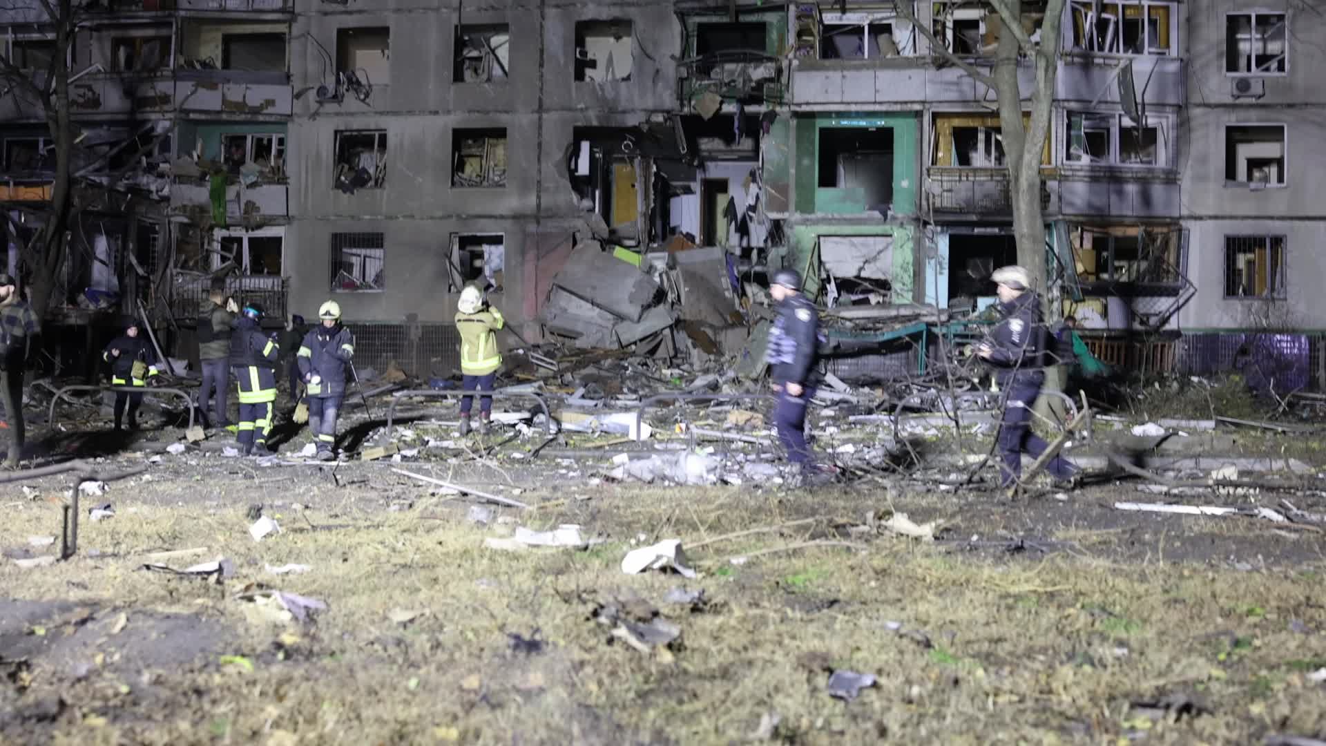 Russian airstrike in Kharkiv, Ukraine